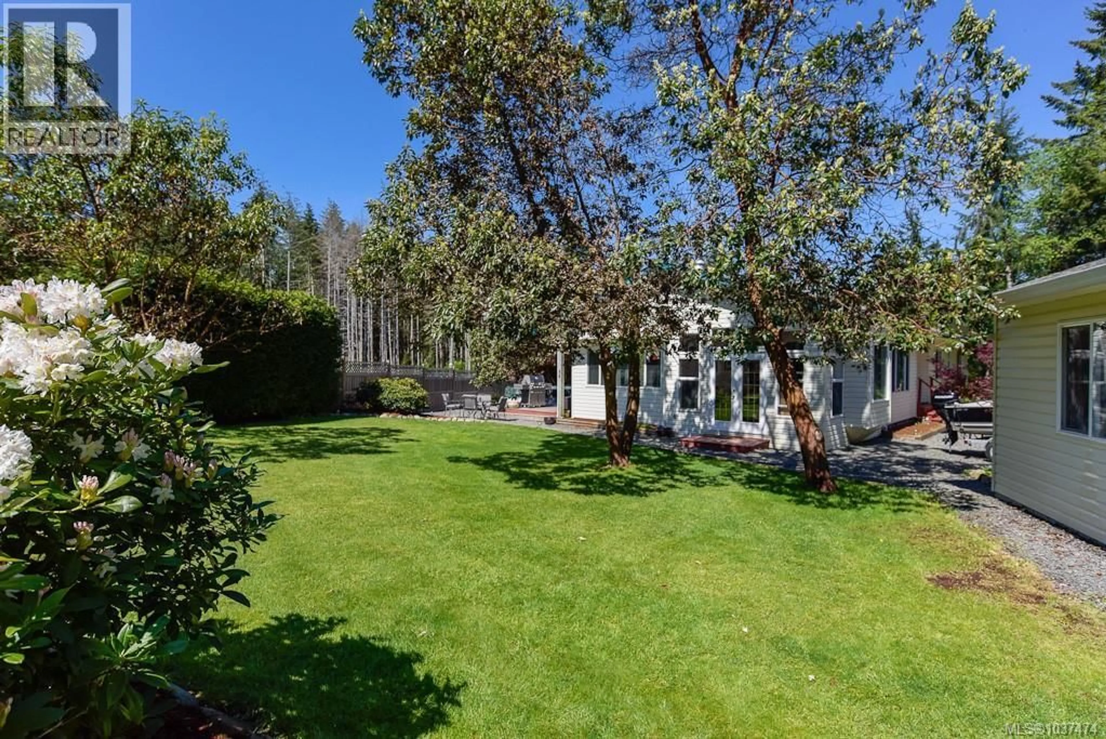 A pic from outside/outdoor area/front of a property/back of a property/a pic from drone, forest/trees view for 1864 BATES ROAD, Courtenay British Columbia V9J1X4
