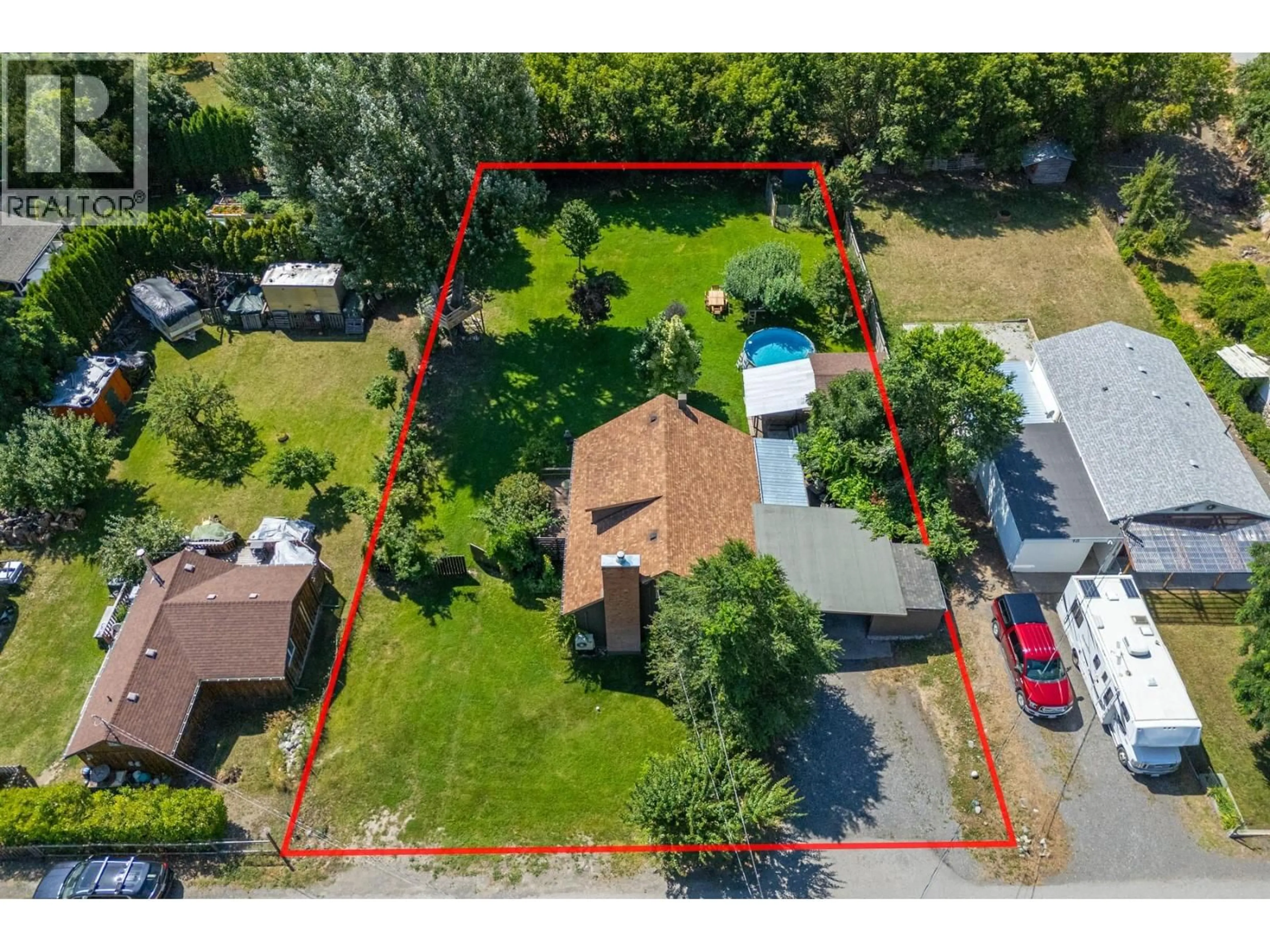 A pic from outside/outdoor area/front of a property/back of a property/a pic from drone, street for 36 14TH AVENUE, Lillooet British Columbia V0K1V0
