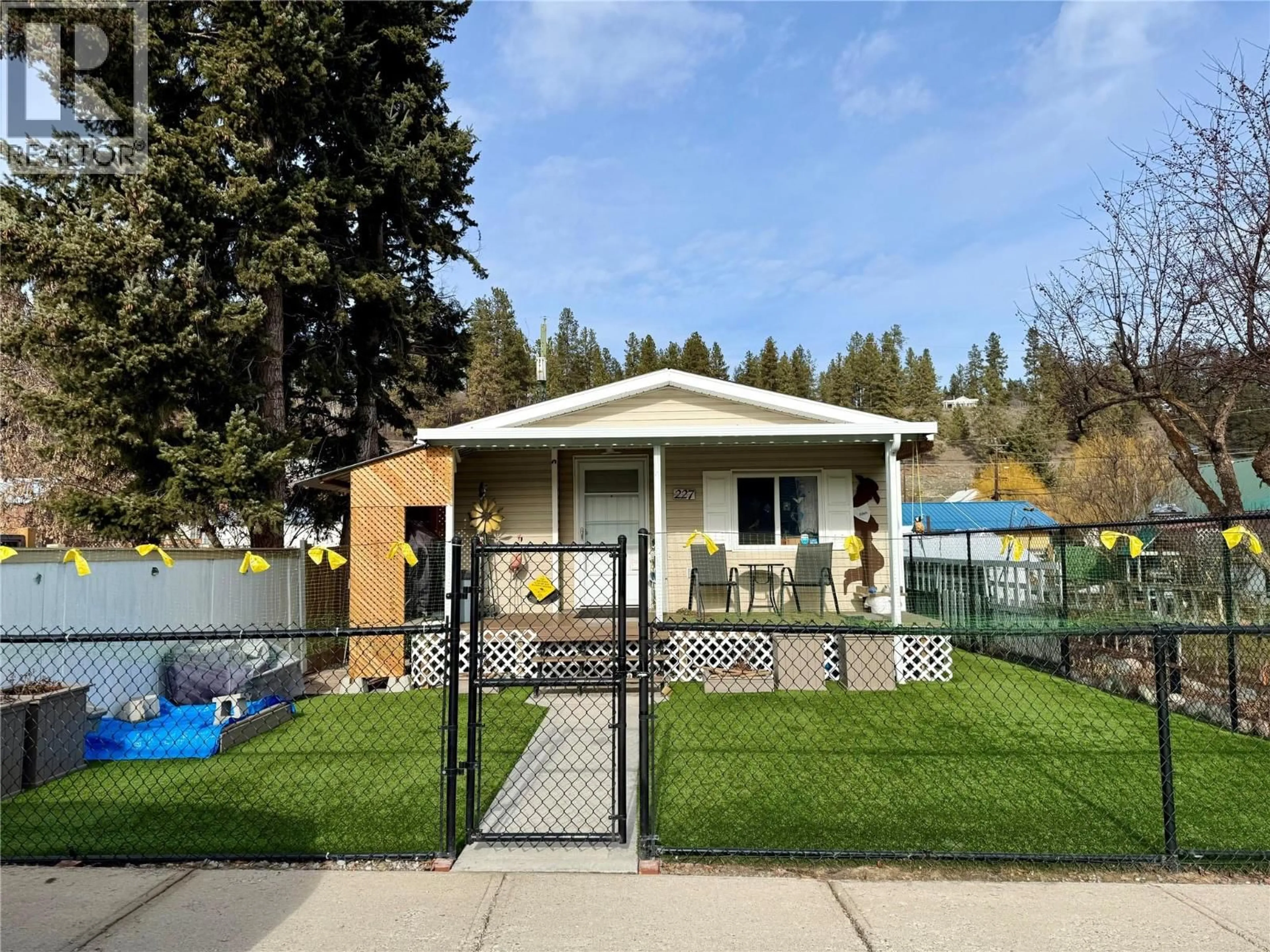 Home with vinyl exterior material, street for 227 ANGELA AVENUE, Princeton British Columbia V0X1W0