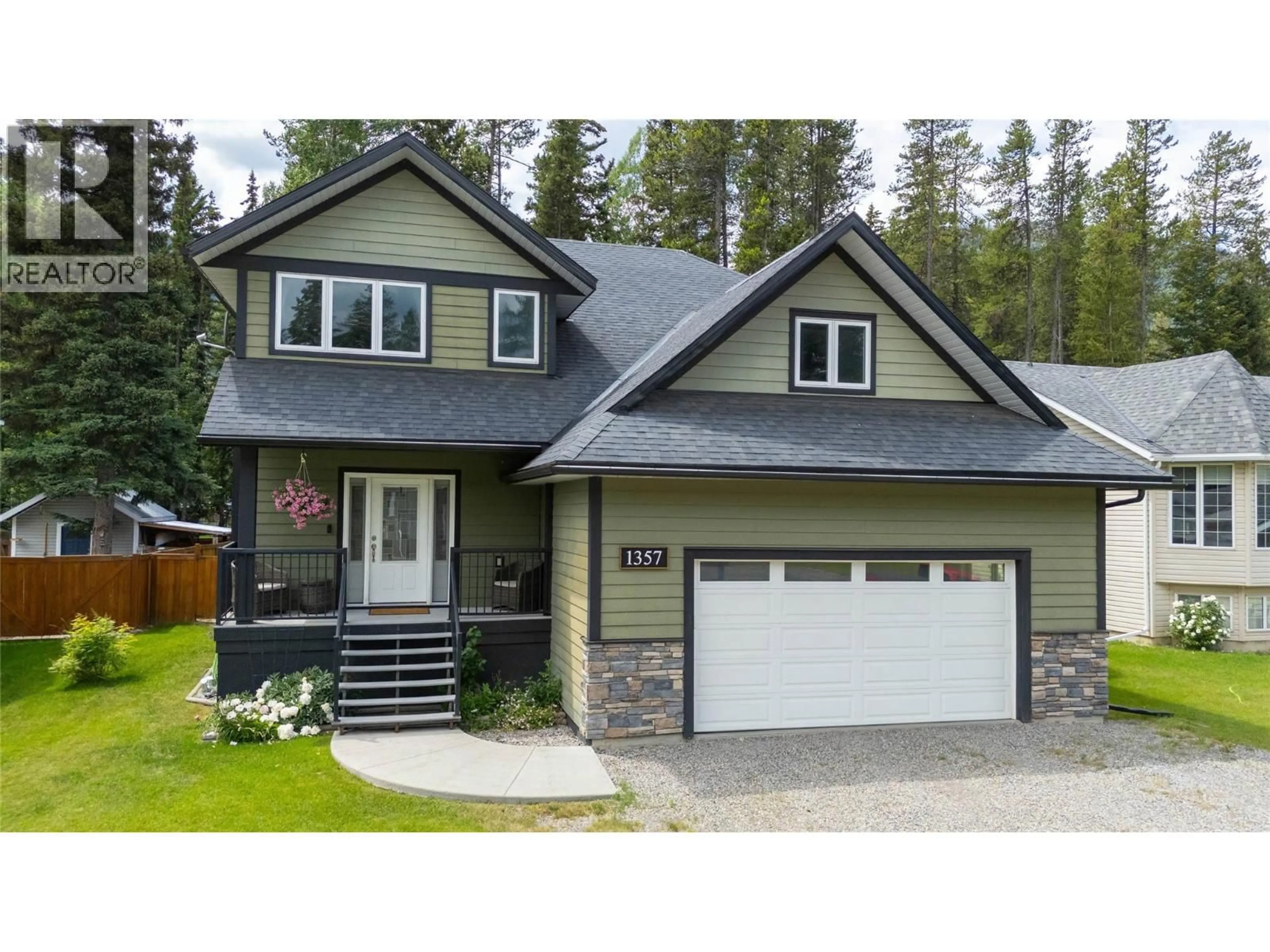 Home with vinyl exterior material, street for 1357 CYPRESS DRIVE, Sparwood British Columbia V0B2G2