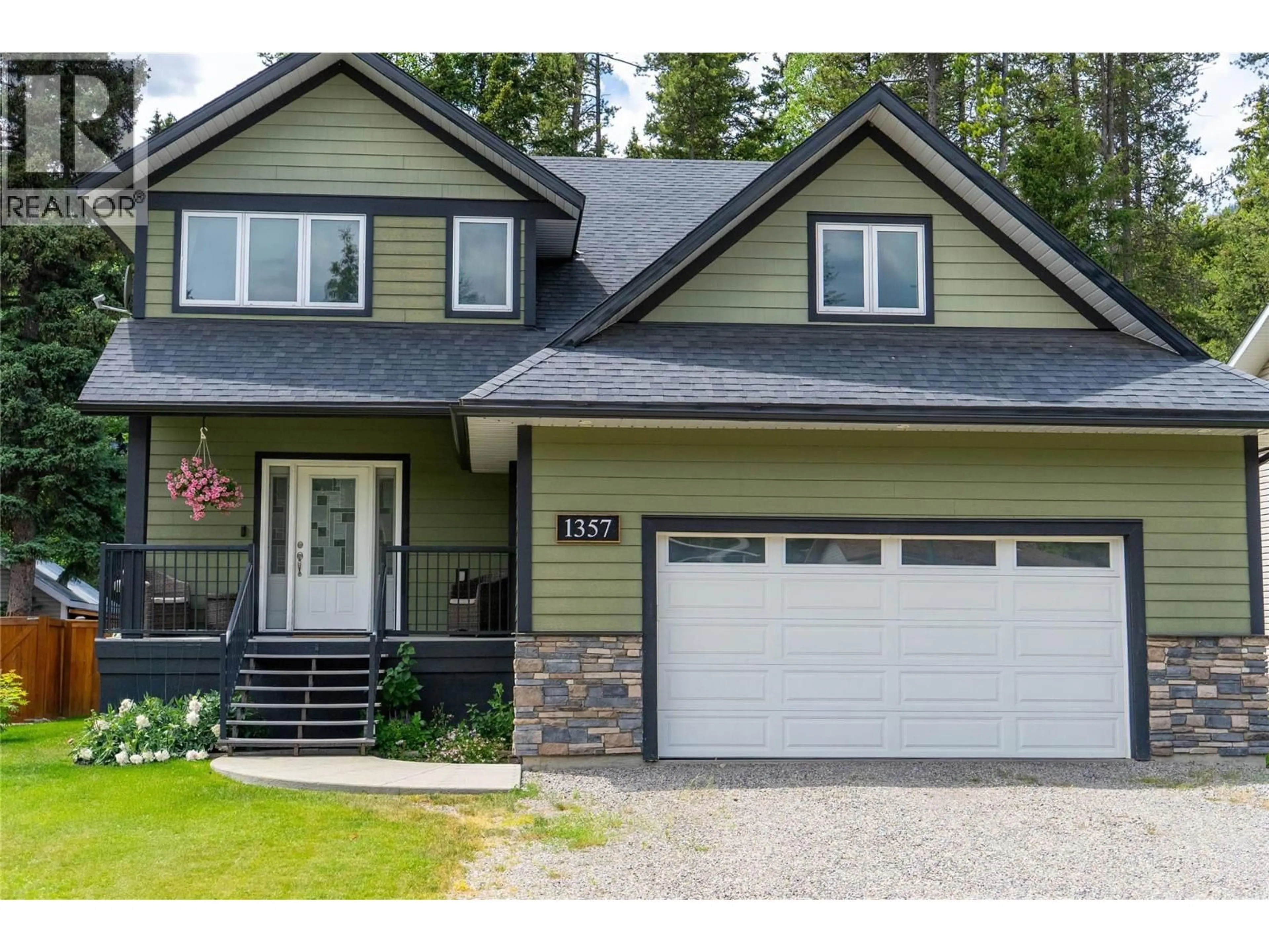 Home with vinyl exterior material, street for 1357 CYPRESS DRIVE, Sparwood British Columbia V0B2G2