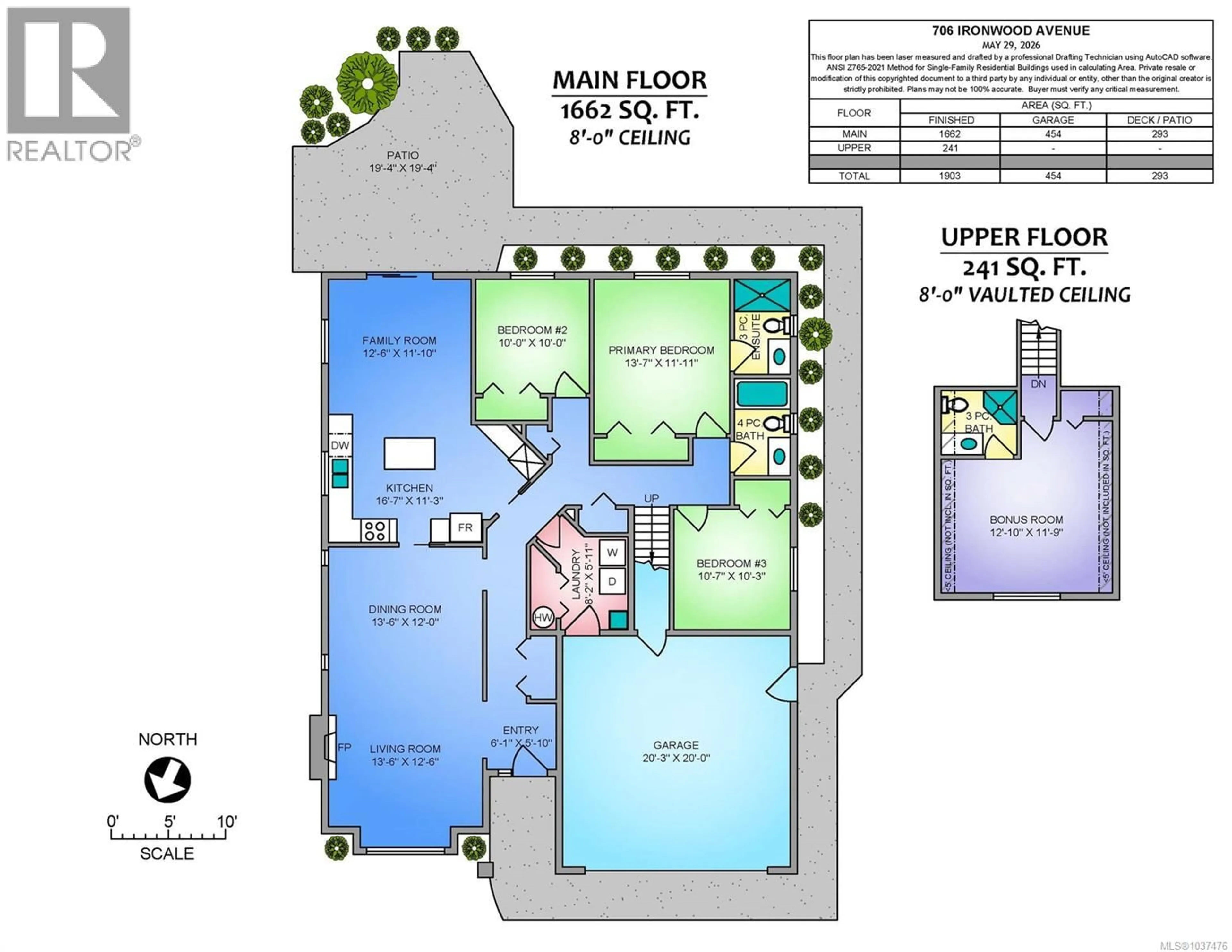 Floor plan for 706 IRONWOOD AVENUE, Parksville British Columbia V9P2S2