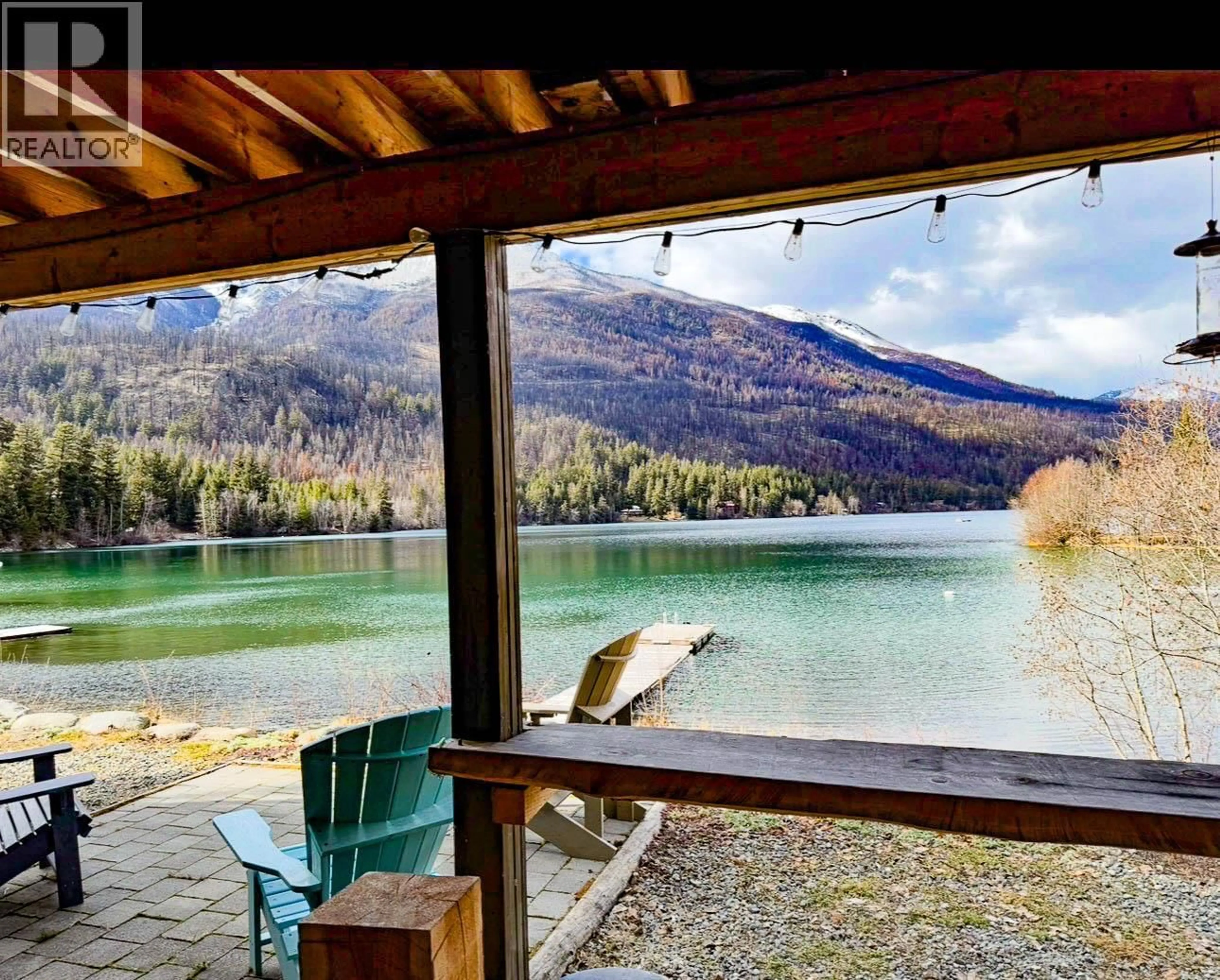 Patio, water/lake/river/ocean view for 7068 GUN LAKE WEST ROAD, Gold Bridge British Columbia V0K1P0