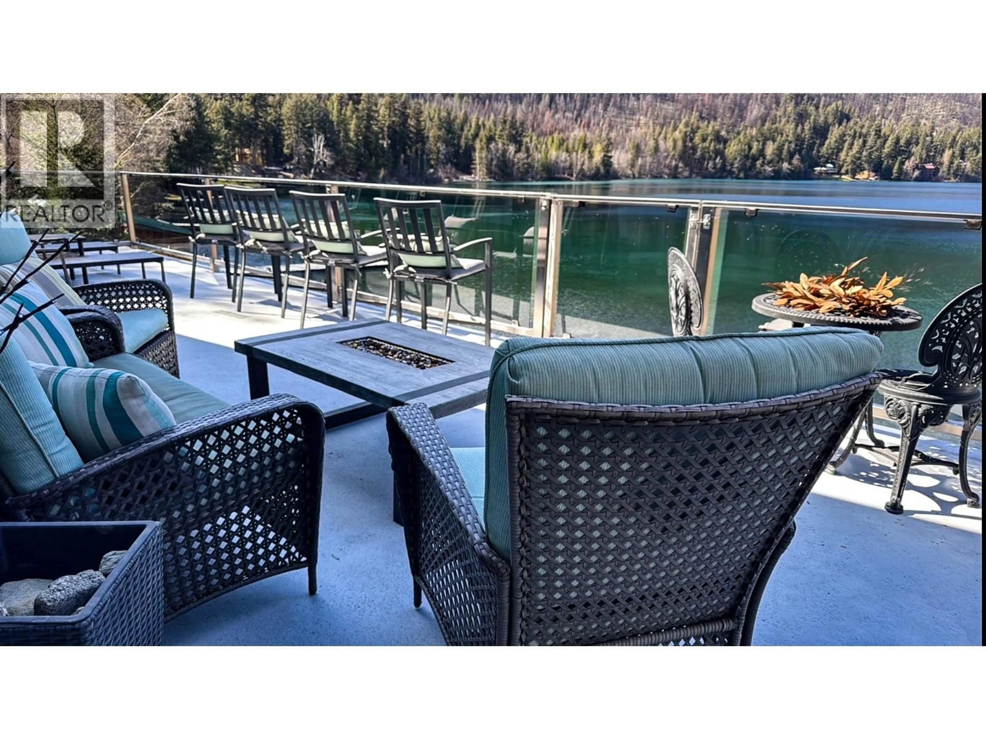Patio, water/lake/river/ocean view for 7068 GUN LAKE WEST ROAD, Gold Bridge British Columbia V0K1P0