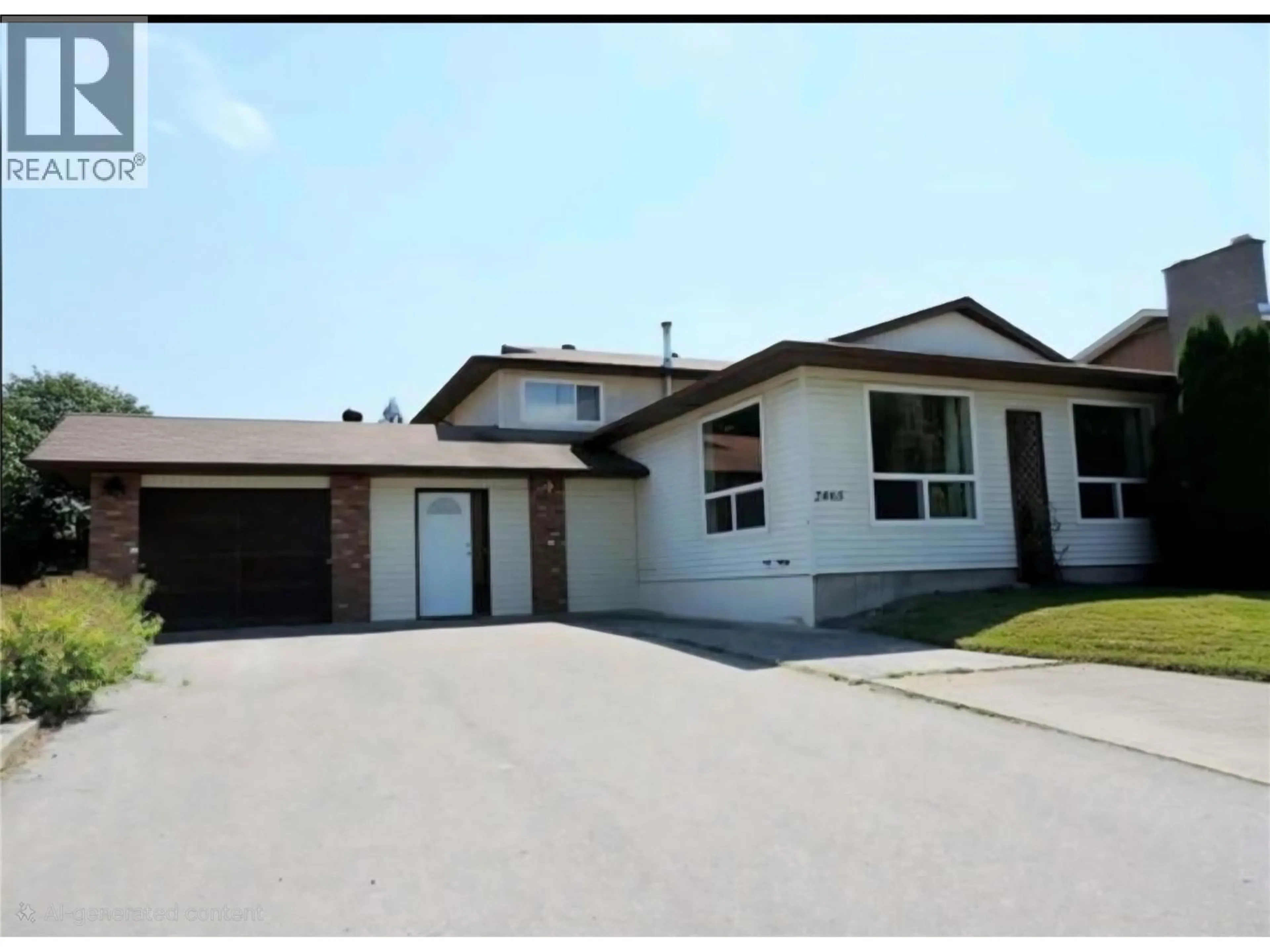 Home with vinyl exterior material, street for 2465 DANALLANKO DRIVE, Armstrong British Columbia V0E1B1