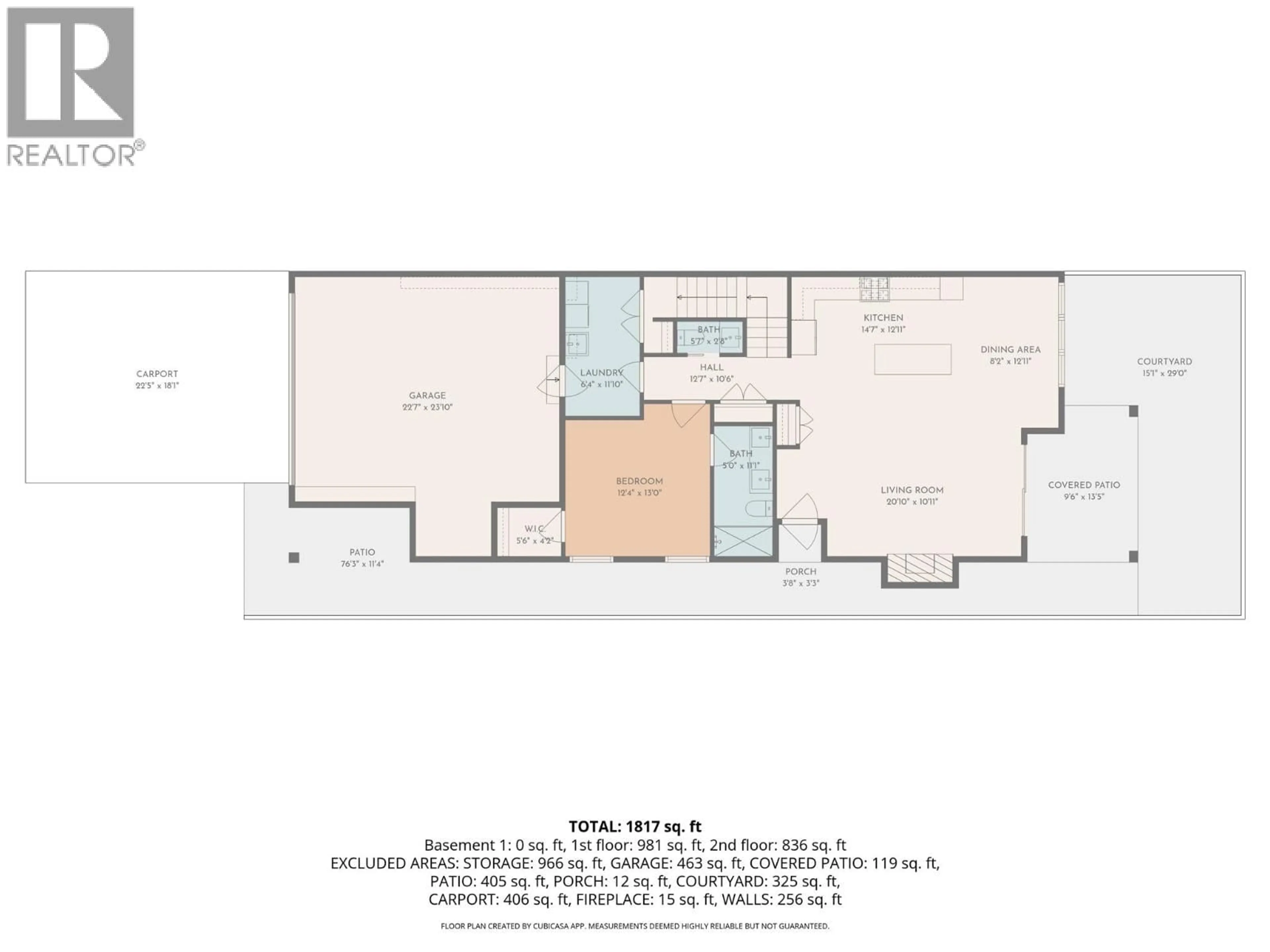 Floor plan for 3369 HAWKS CRESCENT, Westbank British Columbia V4T0A7