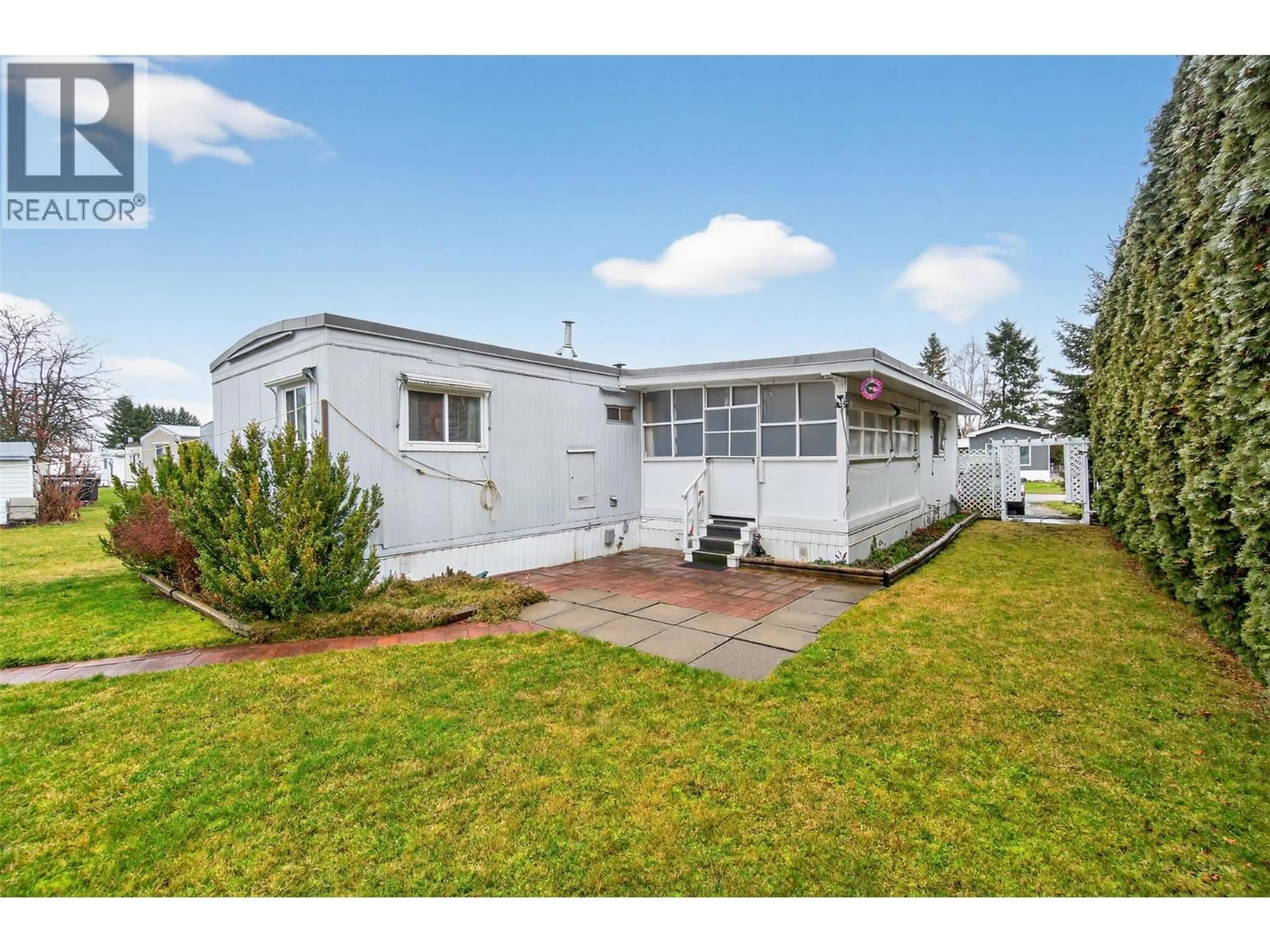 A pic from outside/outdoor area/front of a property/back of a property/a pic from drone, unknown for 39 - 136 MEADOW CRESCENT, Enderby British Columbia V0E1V0