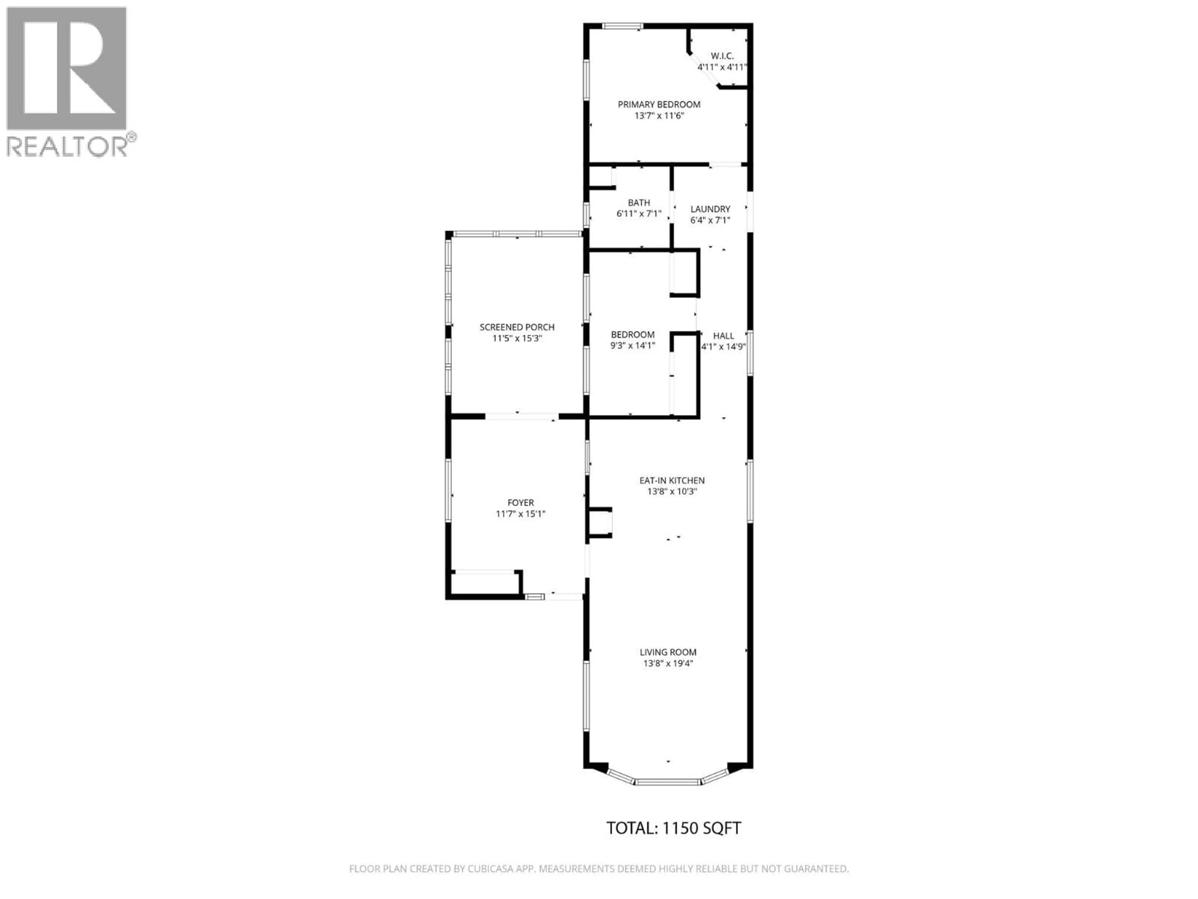 Floor plan for 39 - 136 MEADOW CRESCENT, Enderby British Columbia V0E1V0