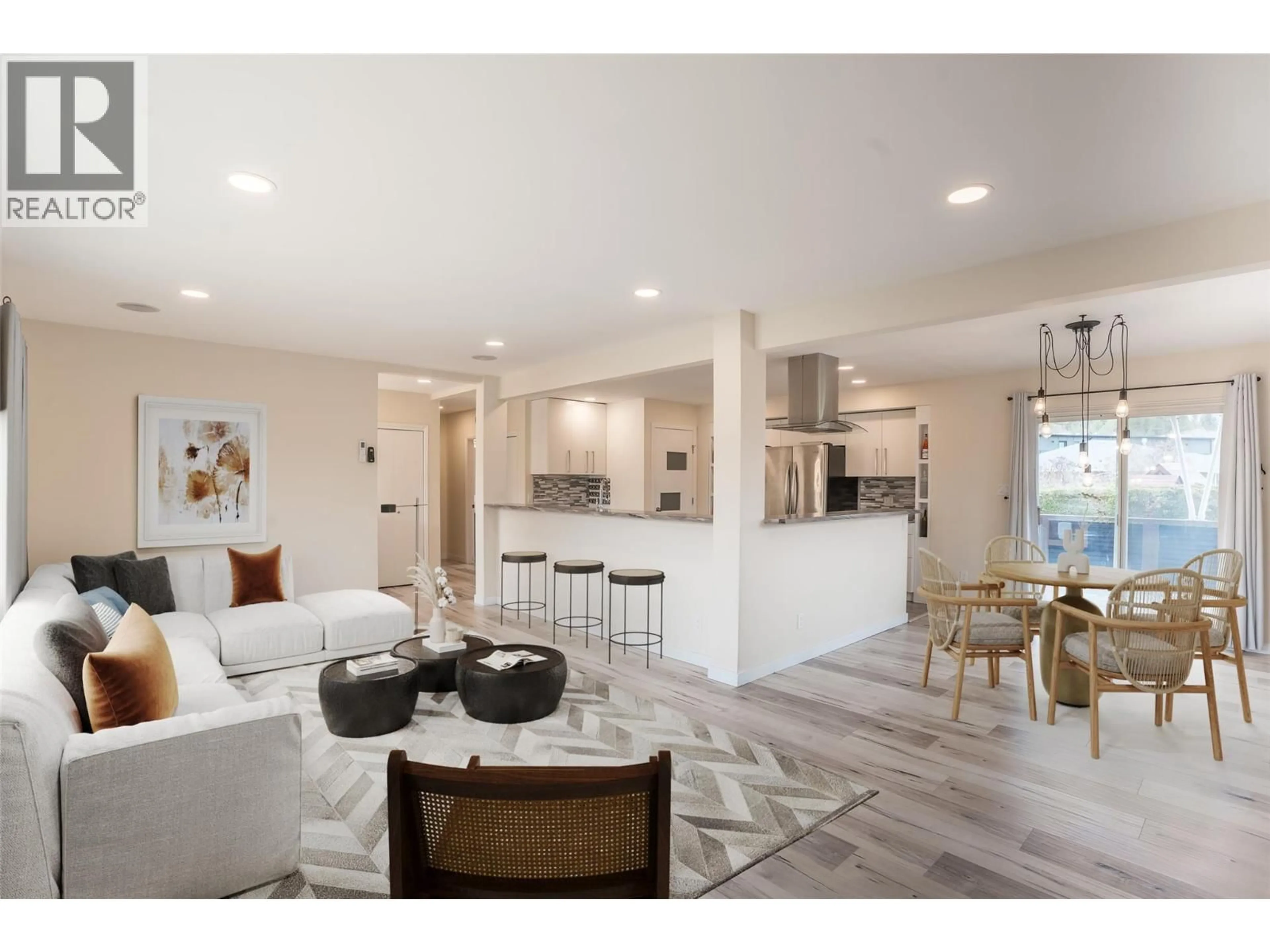 Open concept kitchen, ceramic/tile floor for 5010 CROIL AVENUE, Summerland British Columbia V0H1Z9