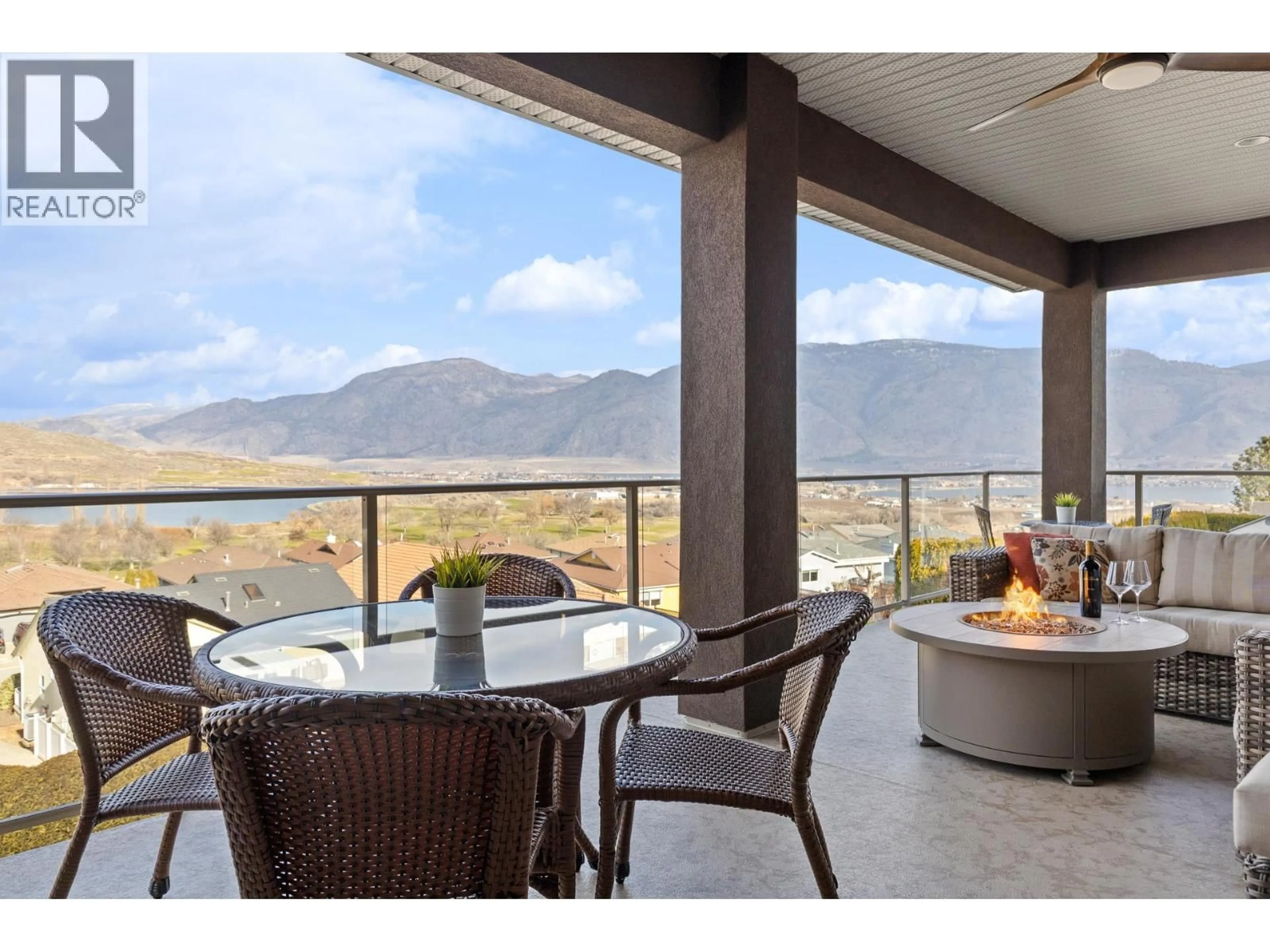 Patio, mountain view for 11909 LA COSTA LANE, Osoyoos British Columbia V0H1V4