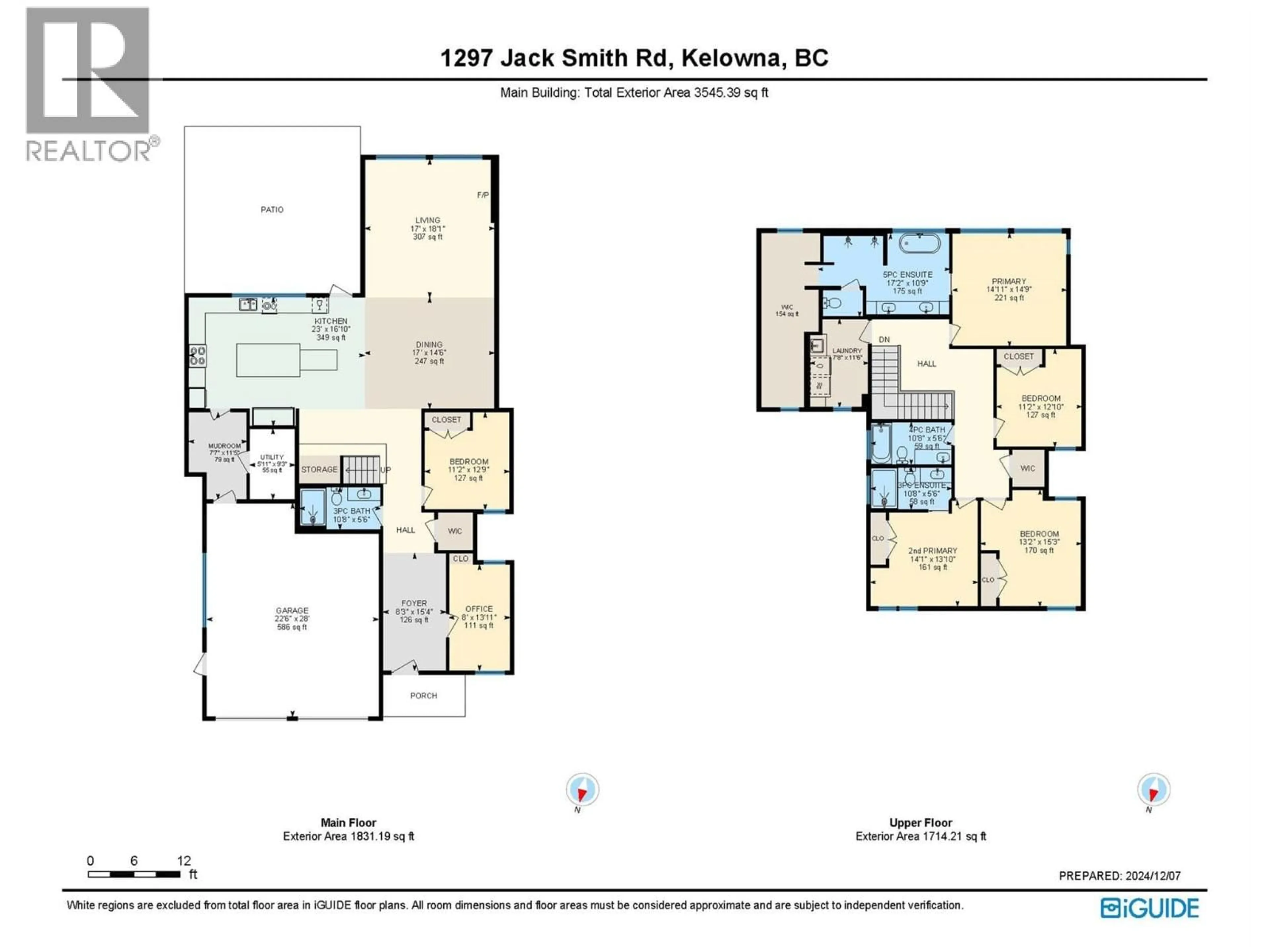 Floor plan for 1297 JACK SMITH ROAD, Kelowna British Columbia V1W5K7