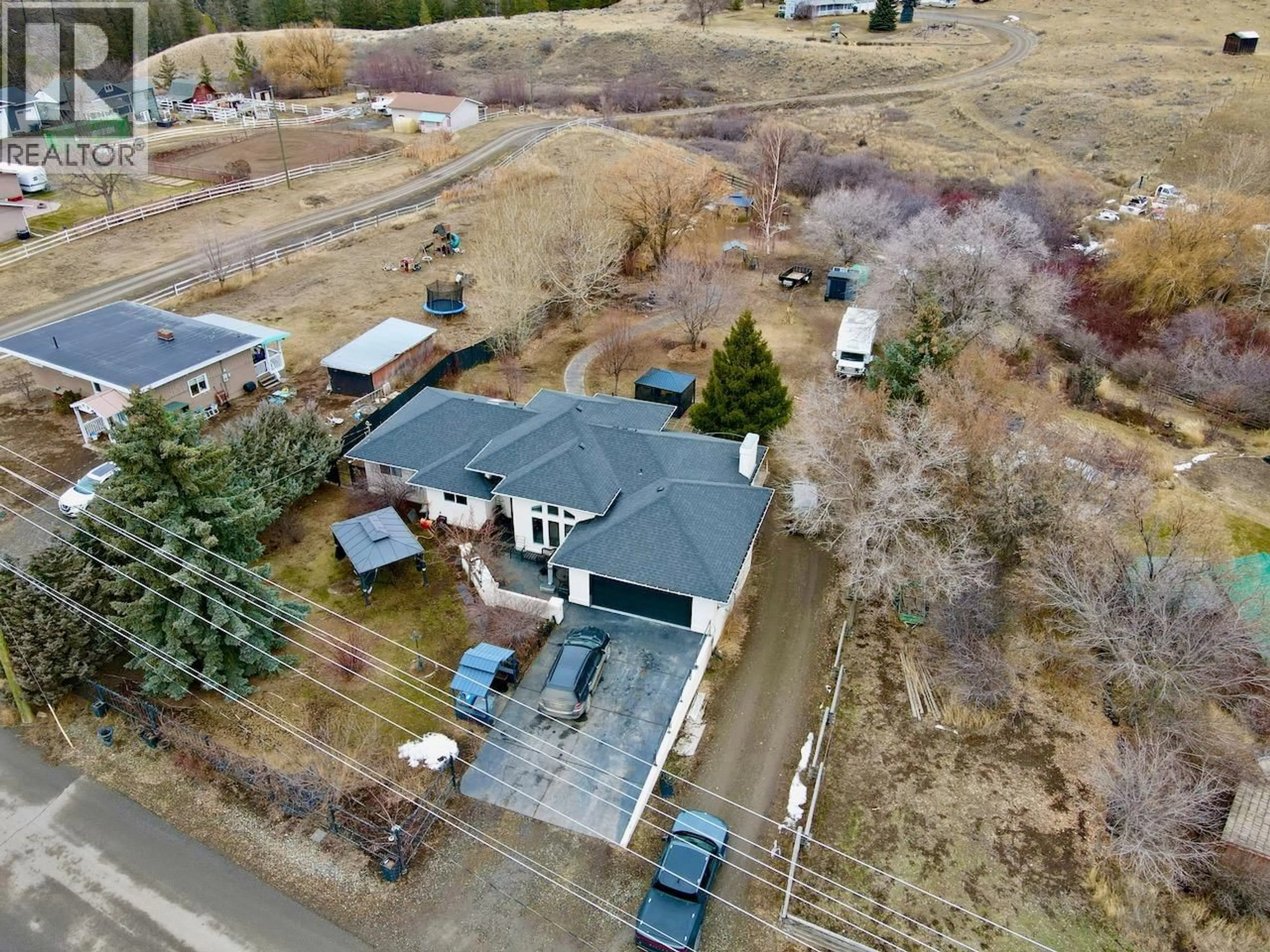 A pic from outside/outdoor area/front of a property/back of a property/a pic from drone, street for 2629 PRINCETON-KAMLOOPS HWY HIGHWAY, Kamloops British Columbia V0E2A0