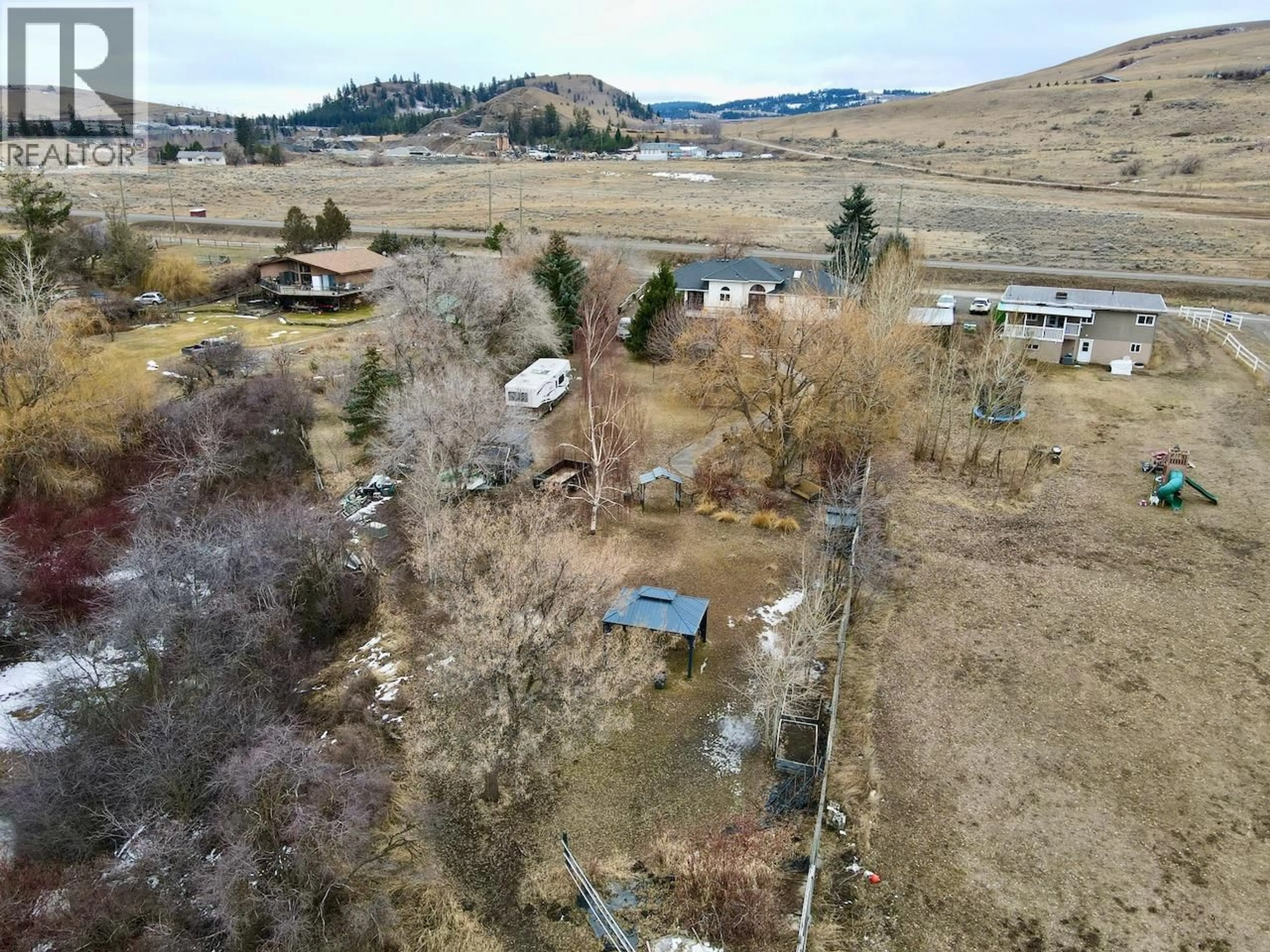 A pic from outside/outdoor area/front of a property/back of a property/a pic from drone, mountain view for 2629 PRINCETON-KAMLOOPS HWY HIGHWAY, Kamloops British Columbia V0E2A0