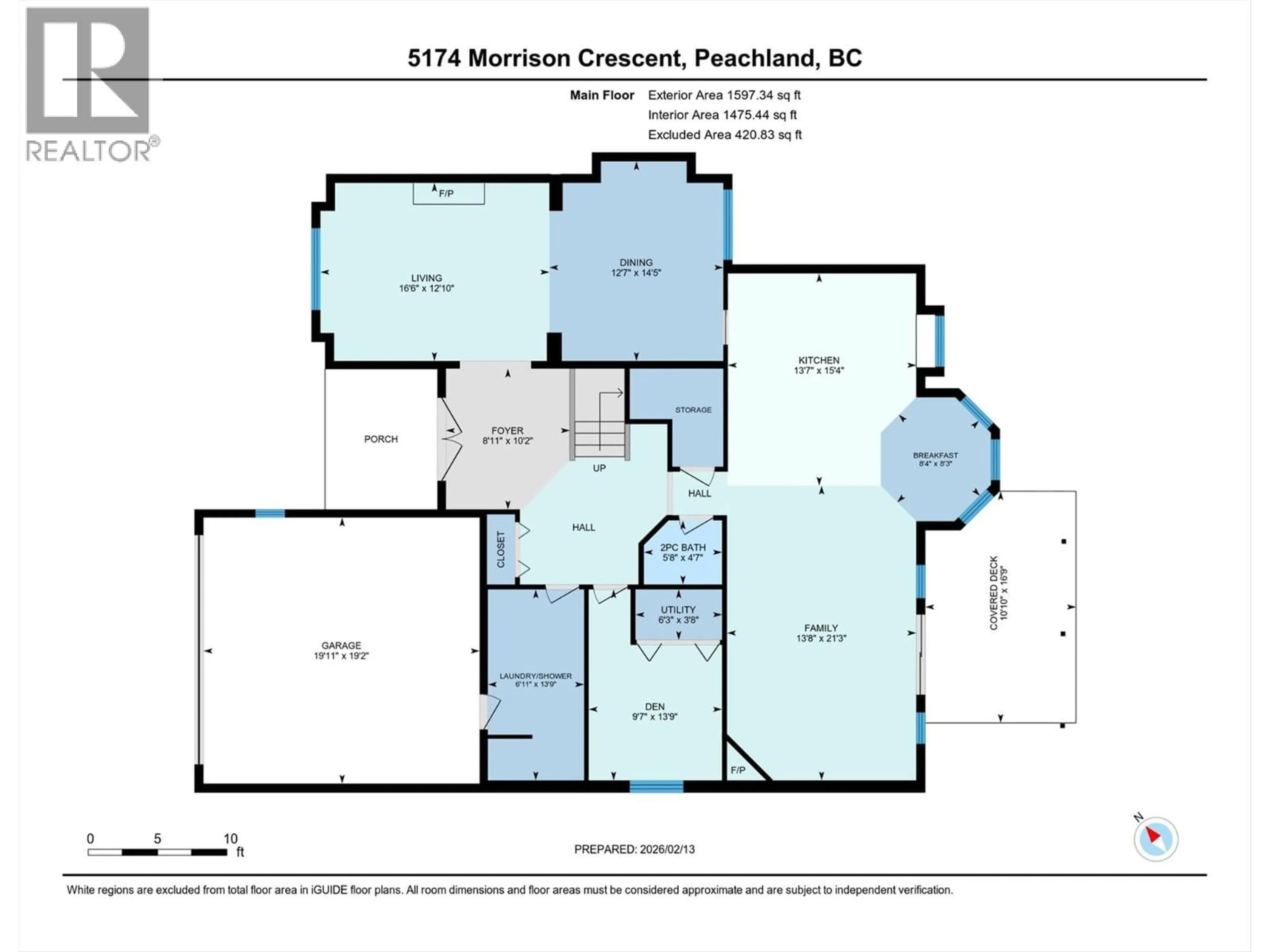 Floor plan for 5174 MORRISON CRESCENT, Peachland British Columbia V0H1X2