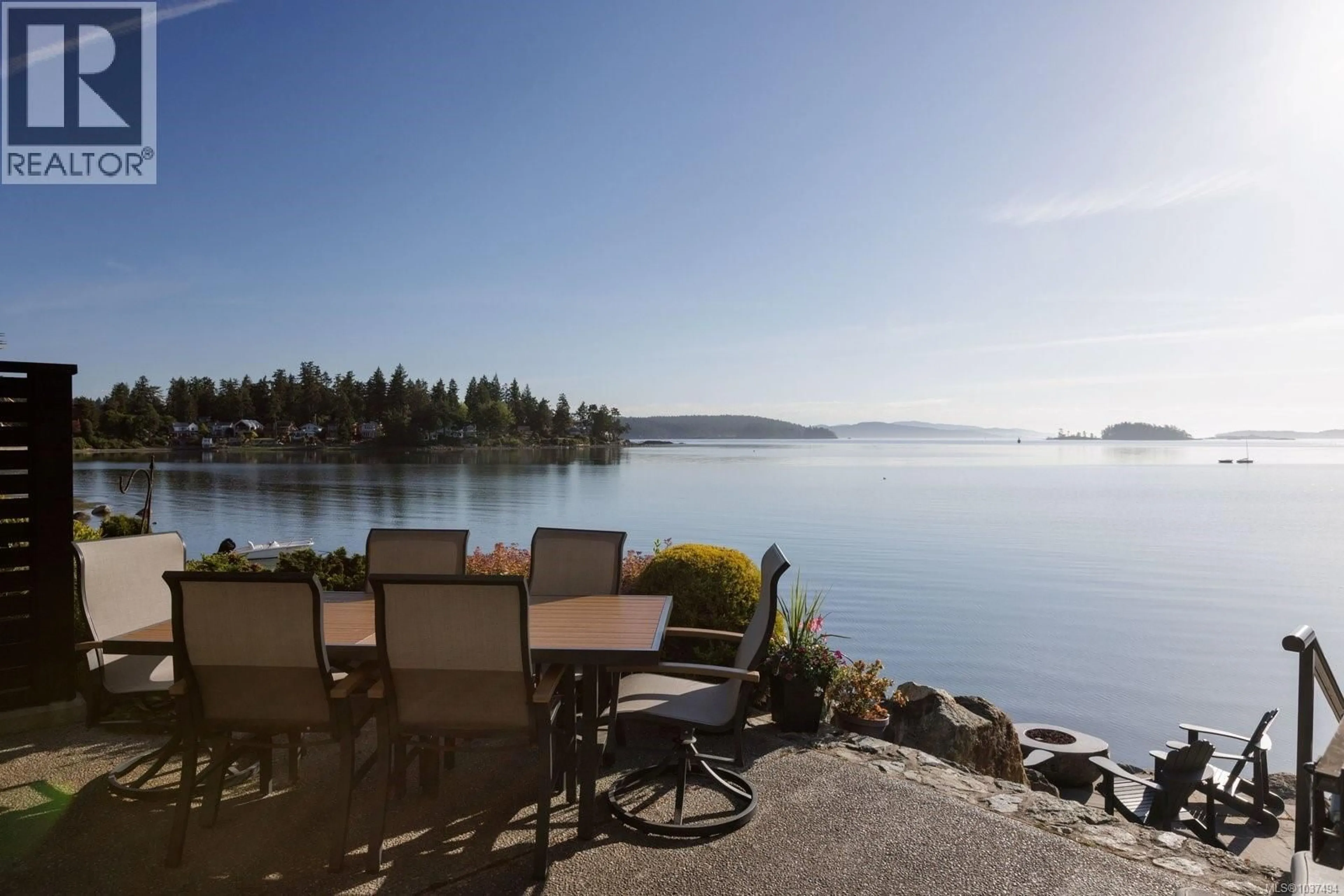 Patio, water/lake/river/ocean view for 10303 RESTHAVEN DRIVE, Sidney British Columbia V8L3H2