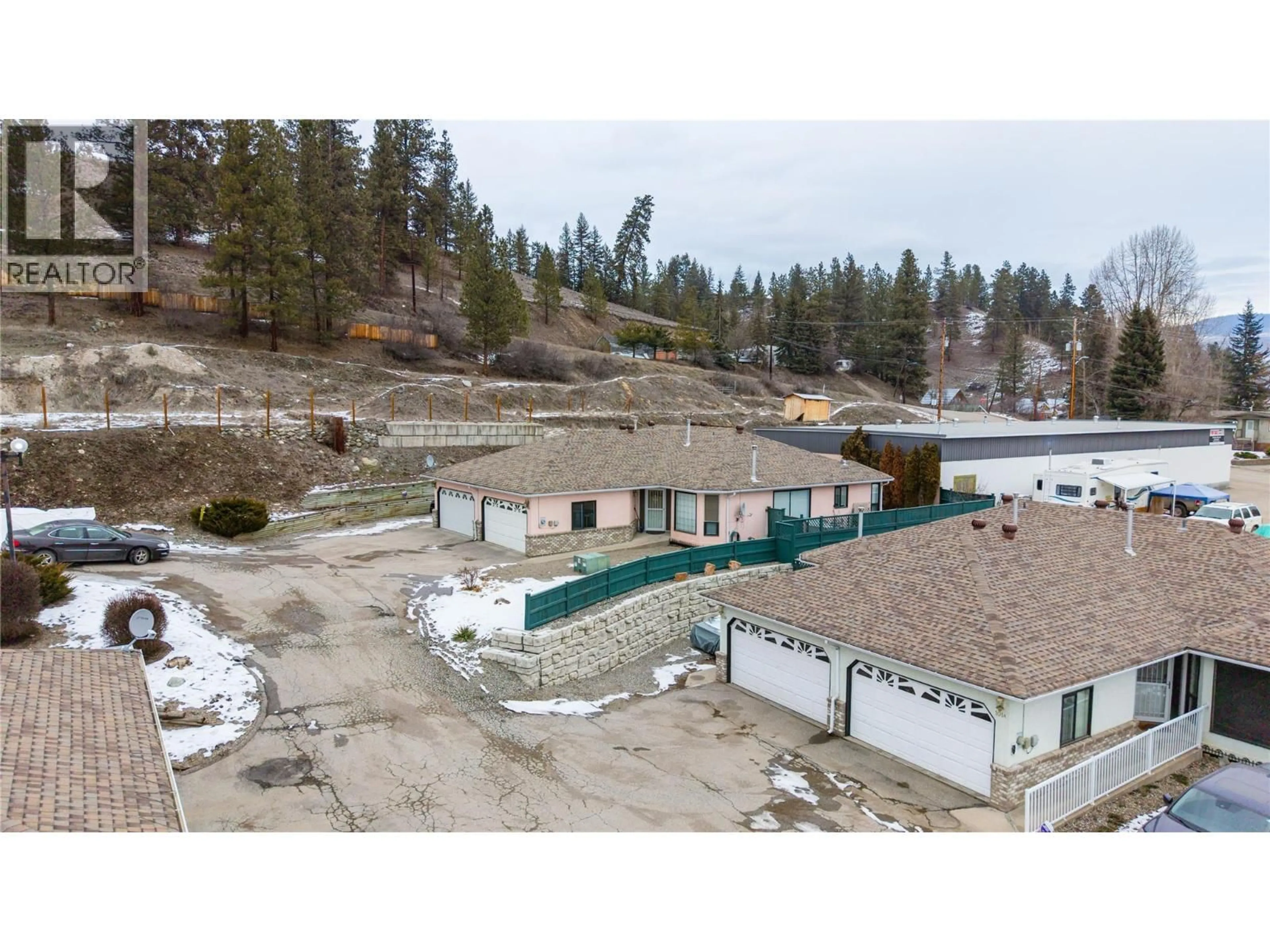 A pic from outside/outdoor area/front of a property/back of a property/a pic from drone, unknown for A - 103 BRANDLMAYR GATE OTHER, Princeton British Columbia V0X1W0