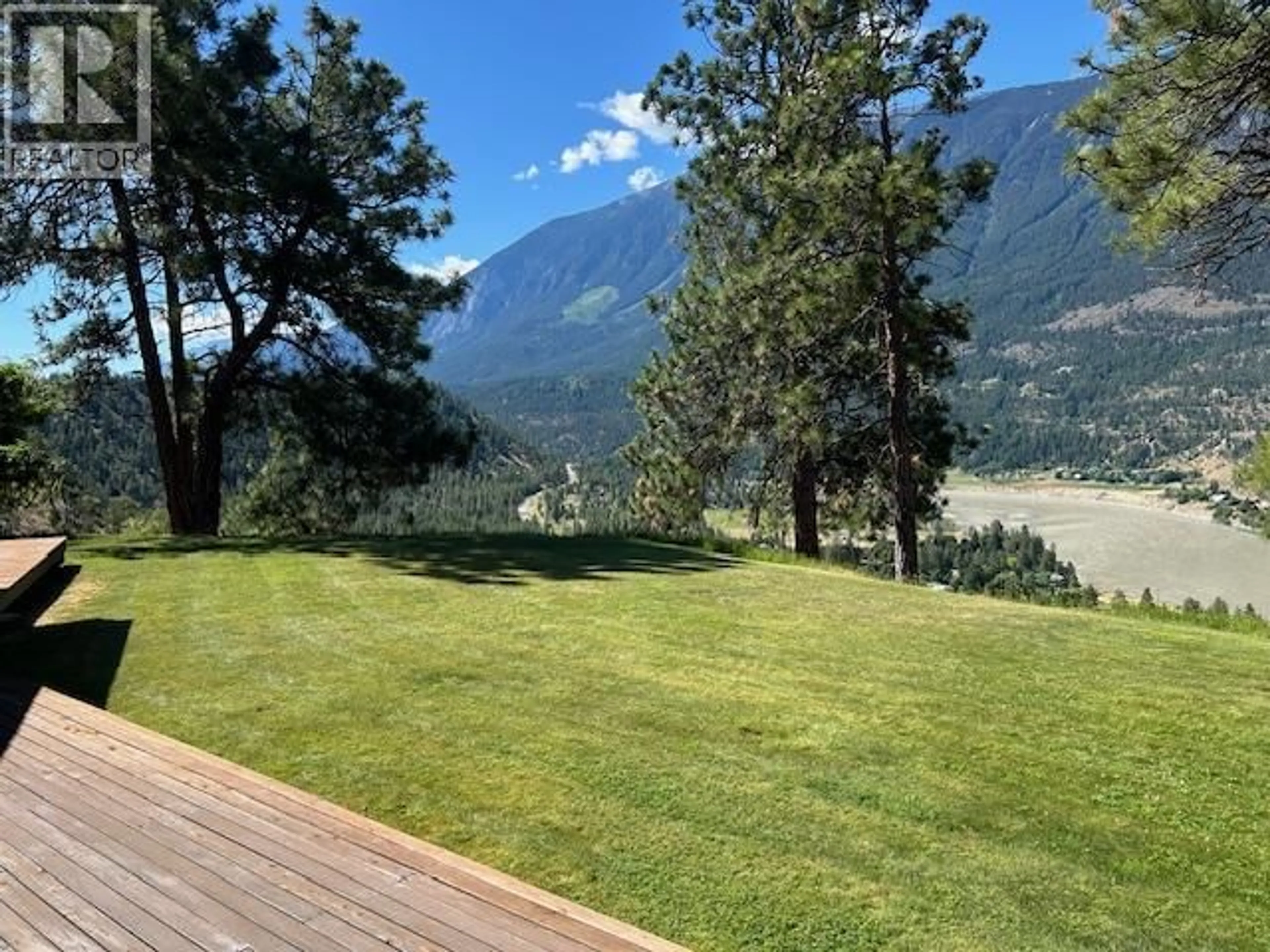 A pic from outside/outdoor area/front of a property/back of a property/a pic from drone, mountain view for 150 PINE RIDGE ROAD, Lillooet British Columbia V0K1V0