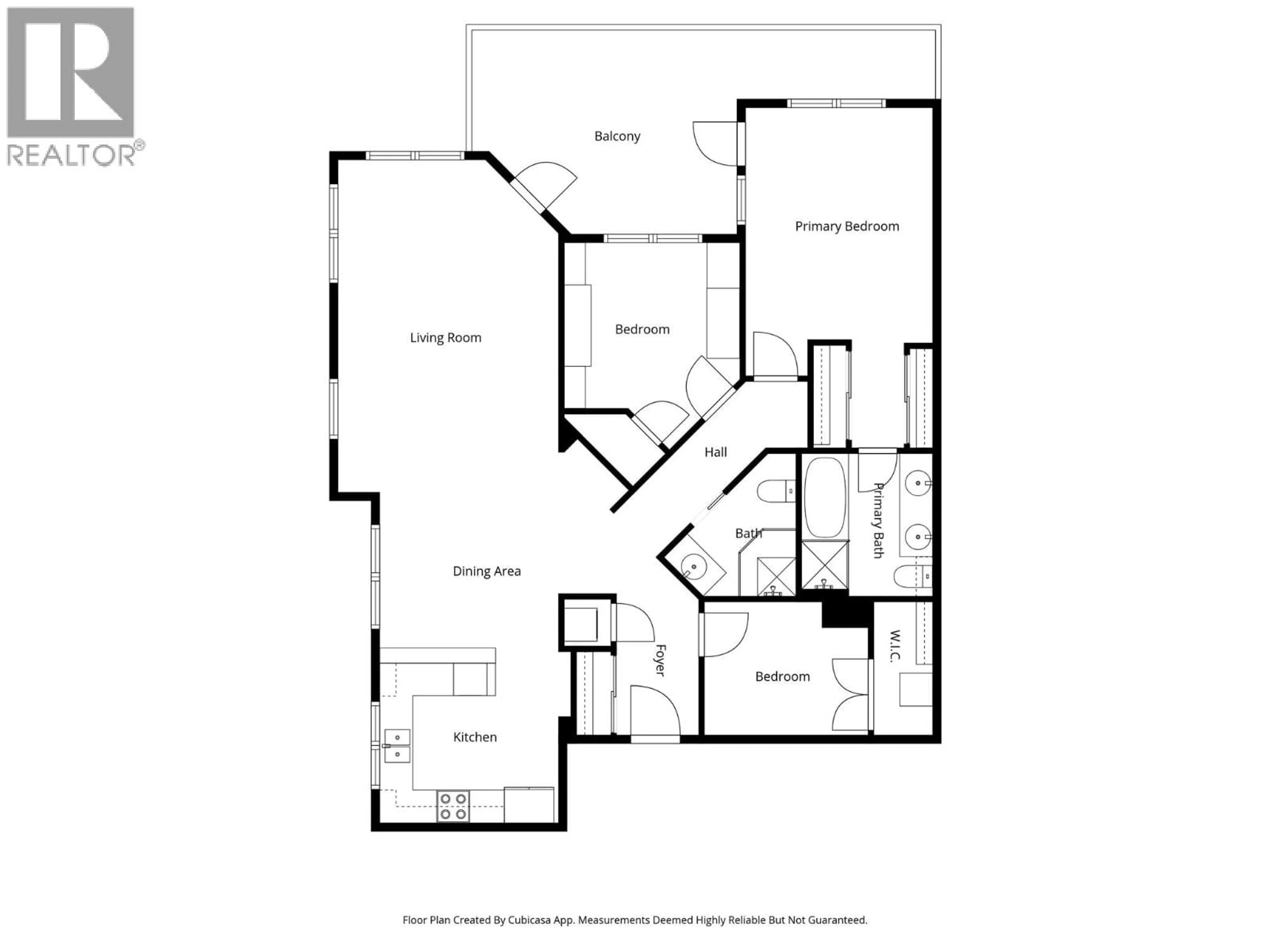 Floor plan for 1201 - 1405 SPRINGHILL DRIVE, Kamloops British Columbia V2C0B4