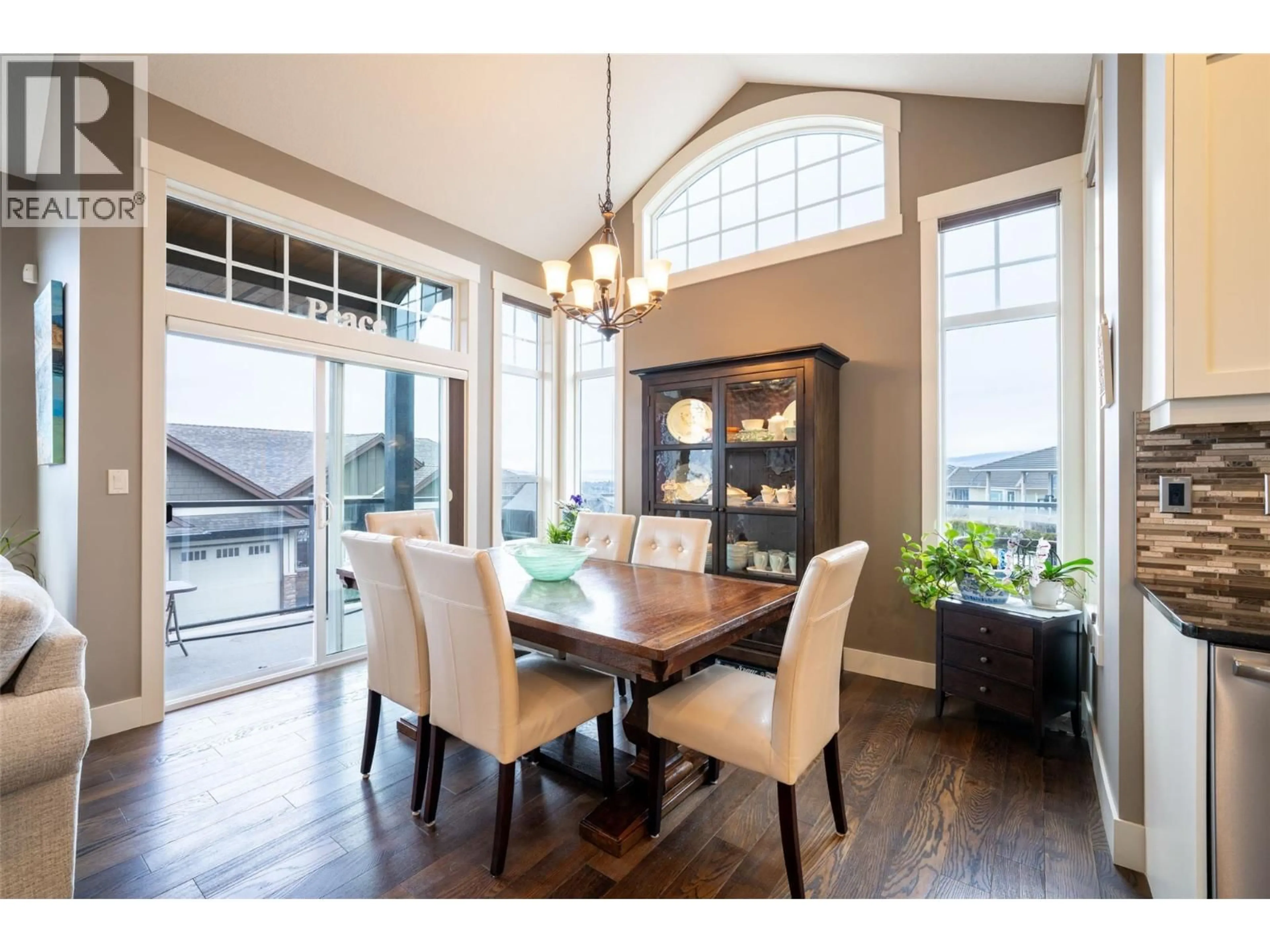 Dining room, wood/laminate floor for 7 - 1117 MT. FOSTHALL DRIVE, Vernon British Columbia V1B3Z9