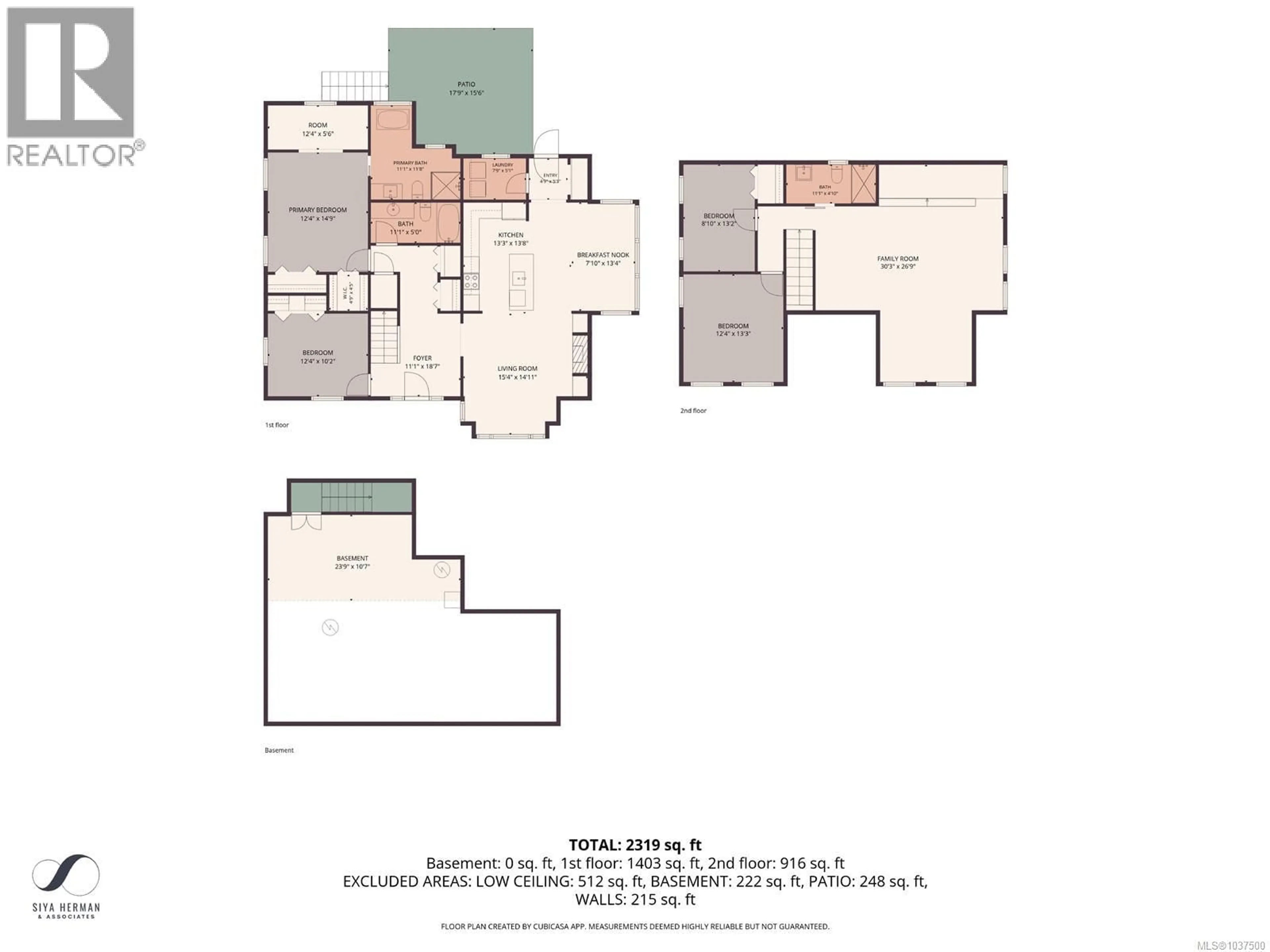 Floor plan for 1940 EMMA WAY, Nanaimo British Columbia V9X1H4