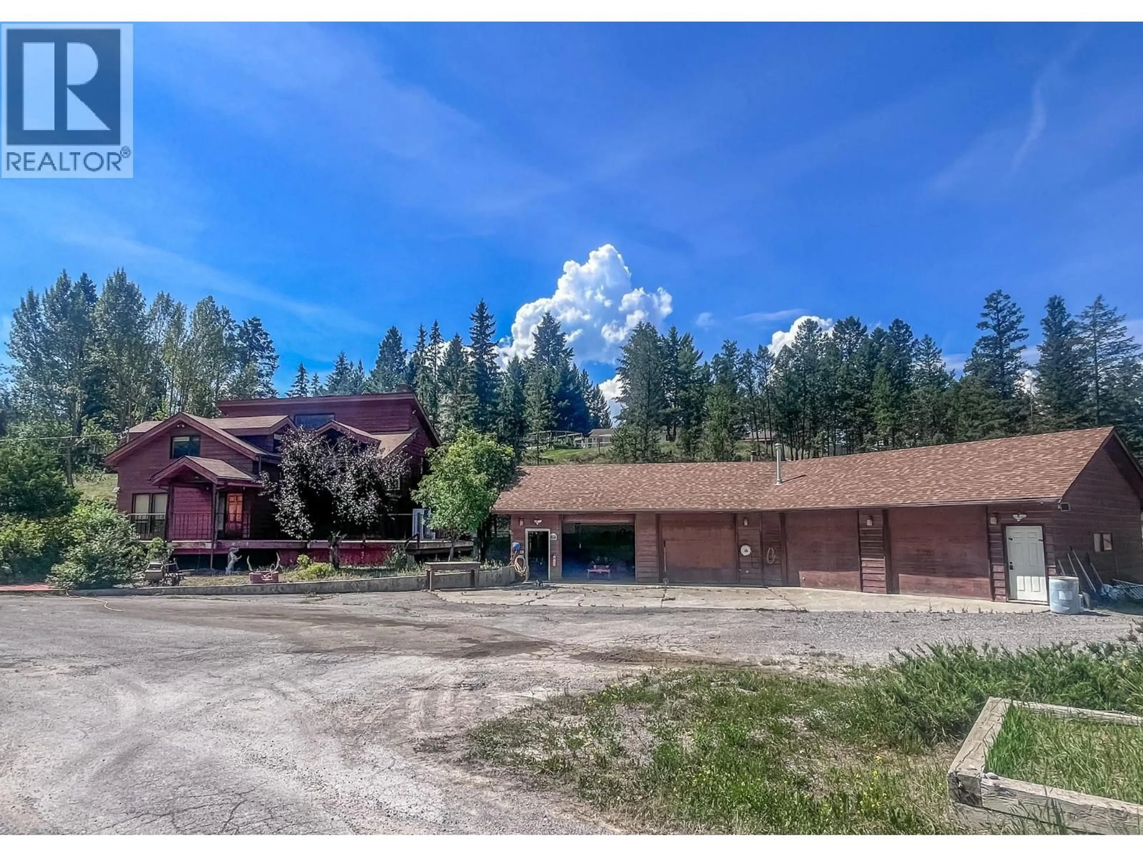 A pic from outside/outdoor area/front of a property/back of a property/a pic from drone, mountain view for 1049 SWANSEA ROAD, Invermere British Columbia V0A1K3