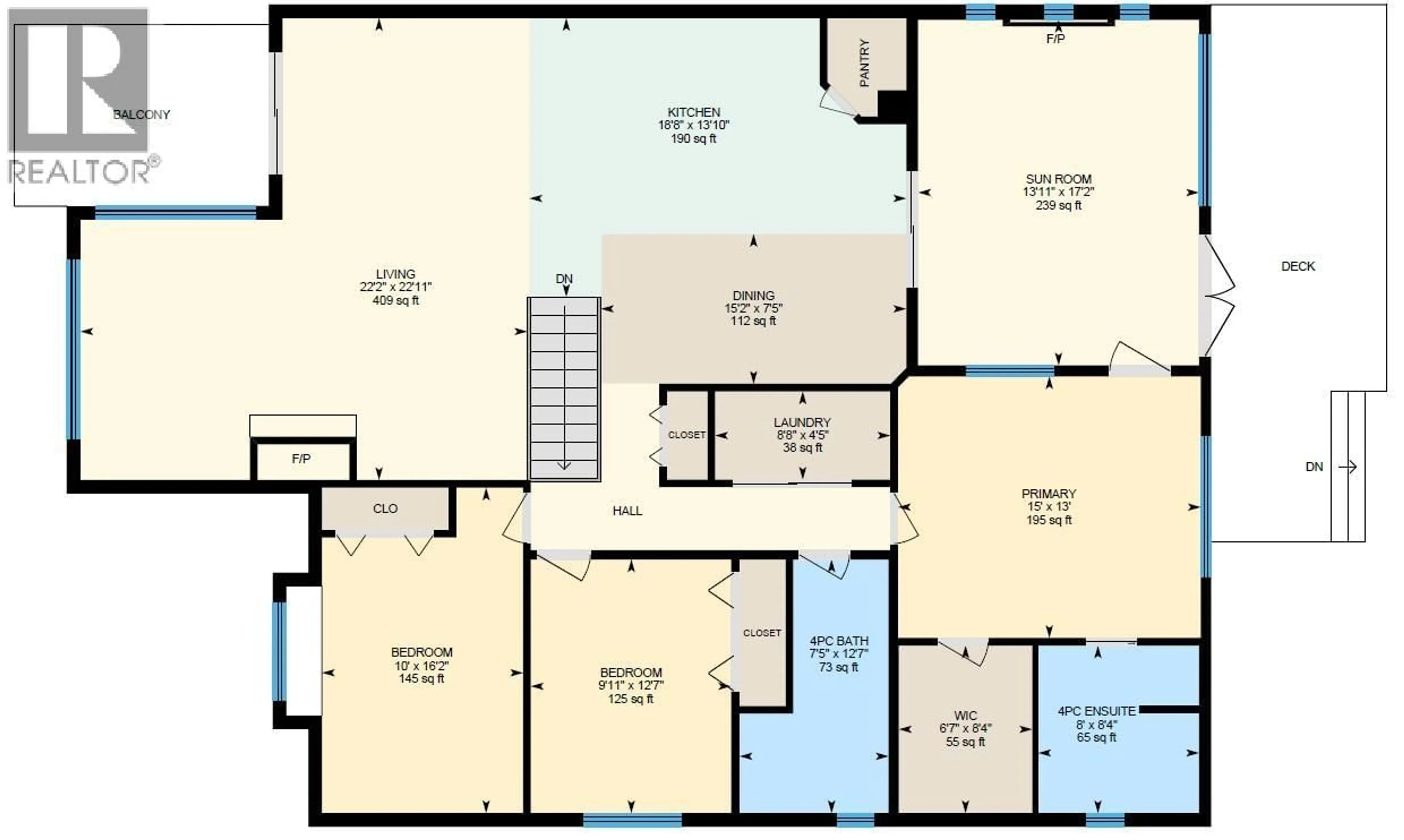 Floor plan for 3431 CAMELBACK DRIVE, Kelowna British Columbia V1Z8A8