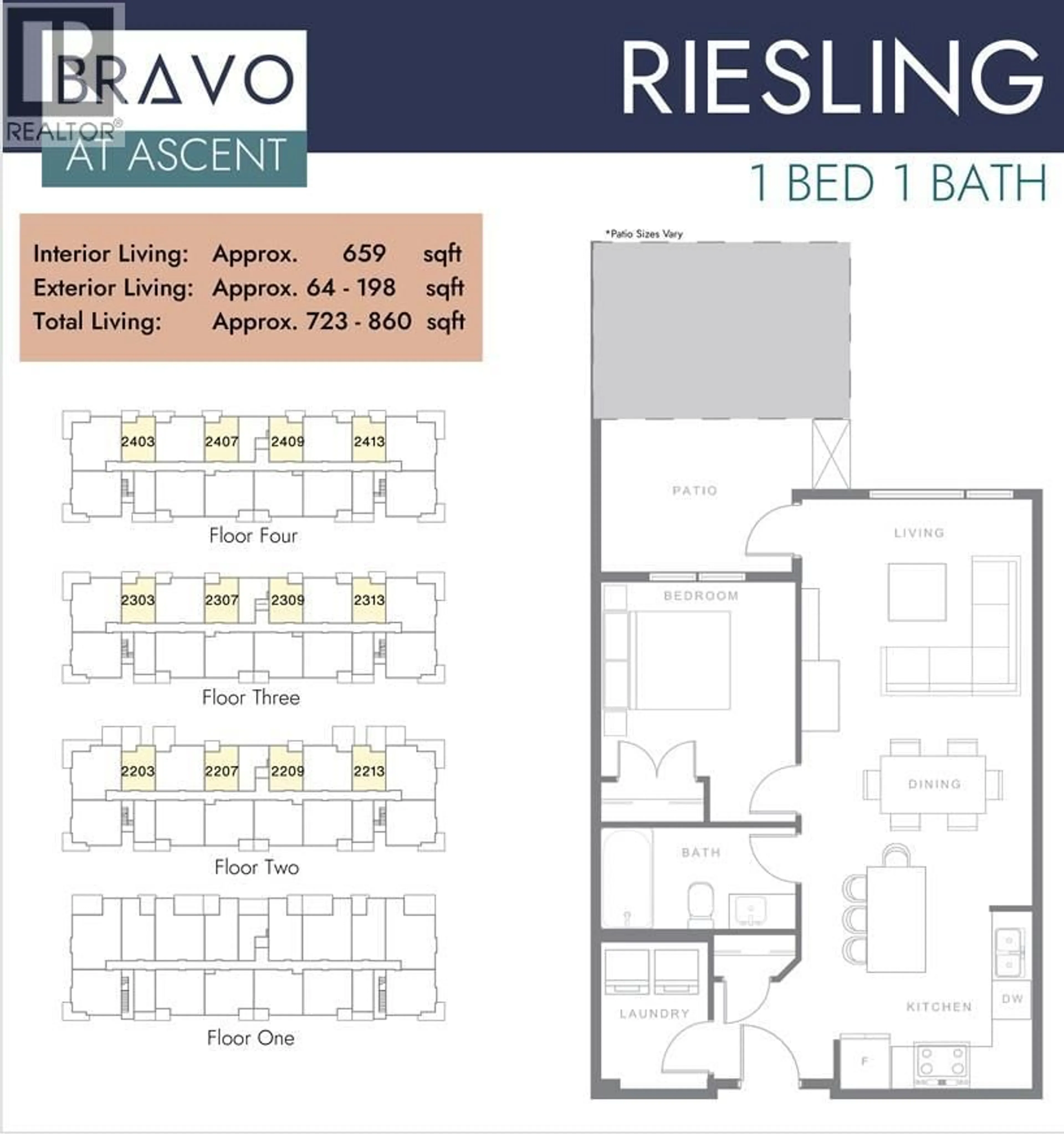 Floor plan for 309 - 1111 FROST ROAD, Kelowna British Columbia V1W0G8