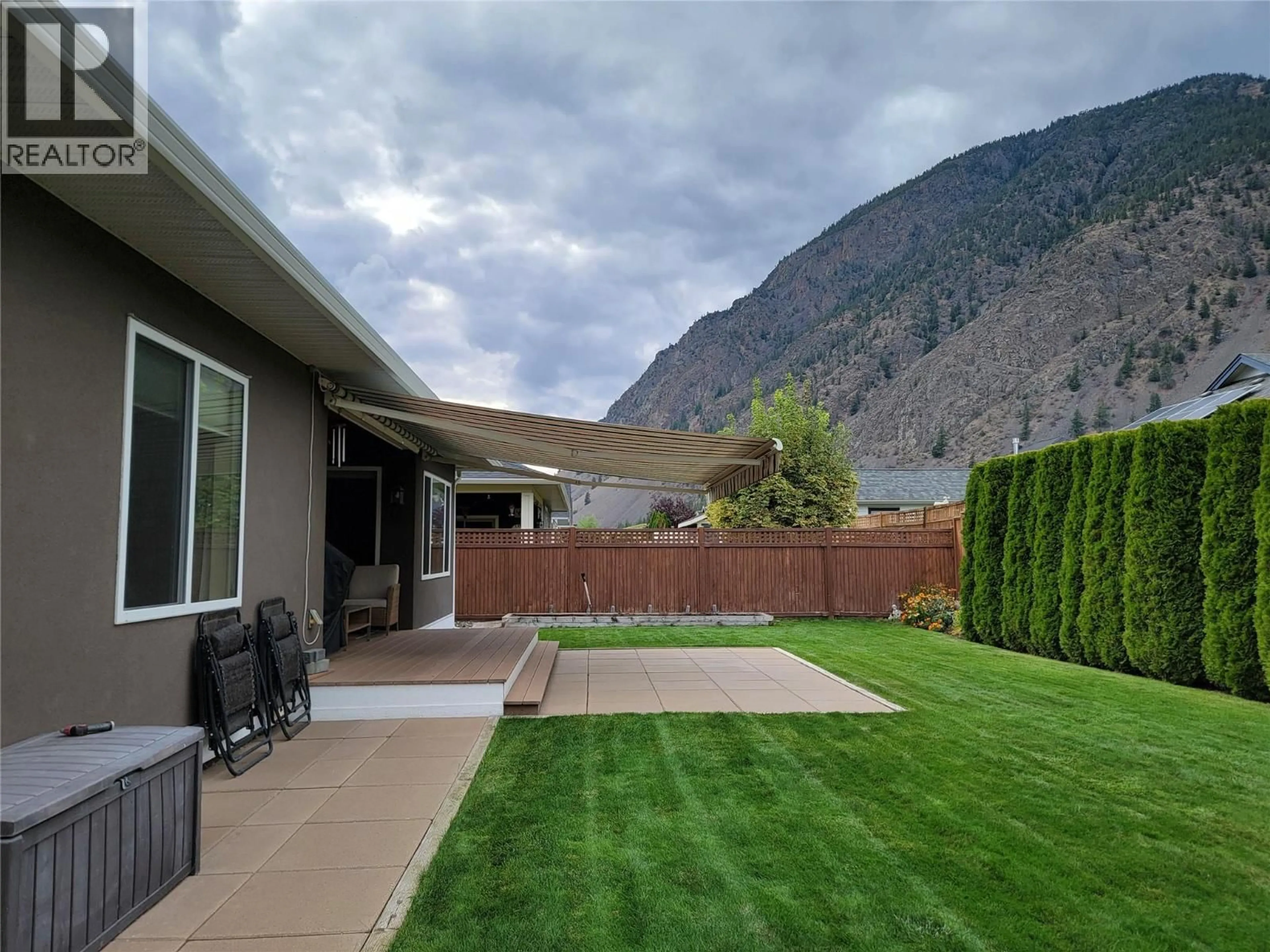 Patio, mountain view for 304 K VIEW CRESCENT, Keremeos British Columbia V0X1N2