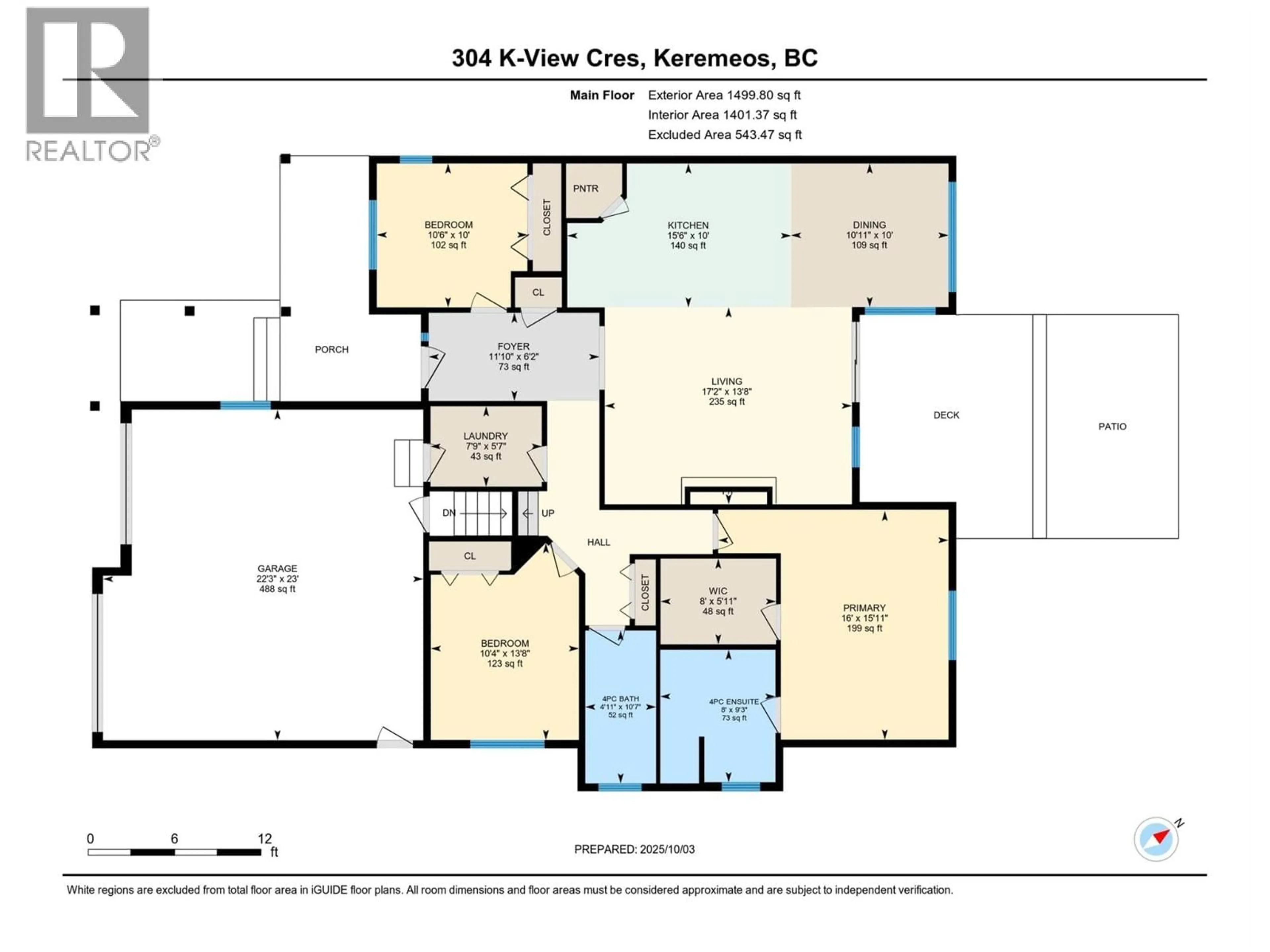 Floor plan for 304 K VIEW CRESCENT, Keremeos British Columbia V0X1N2