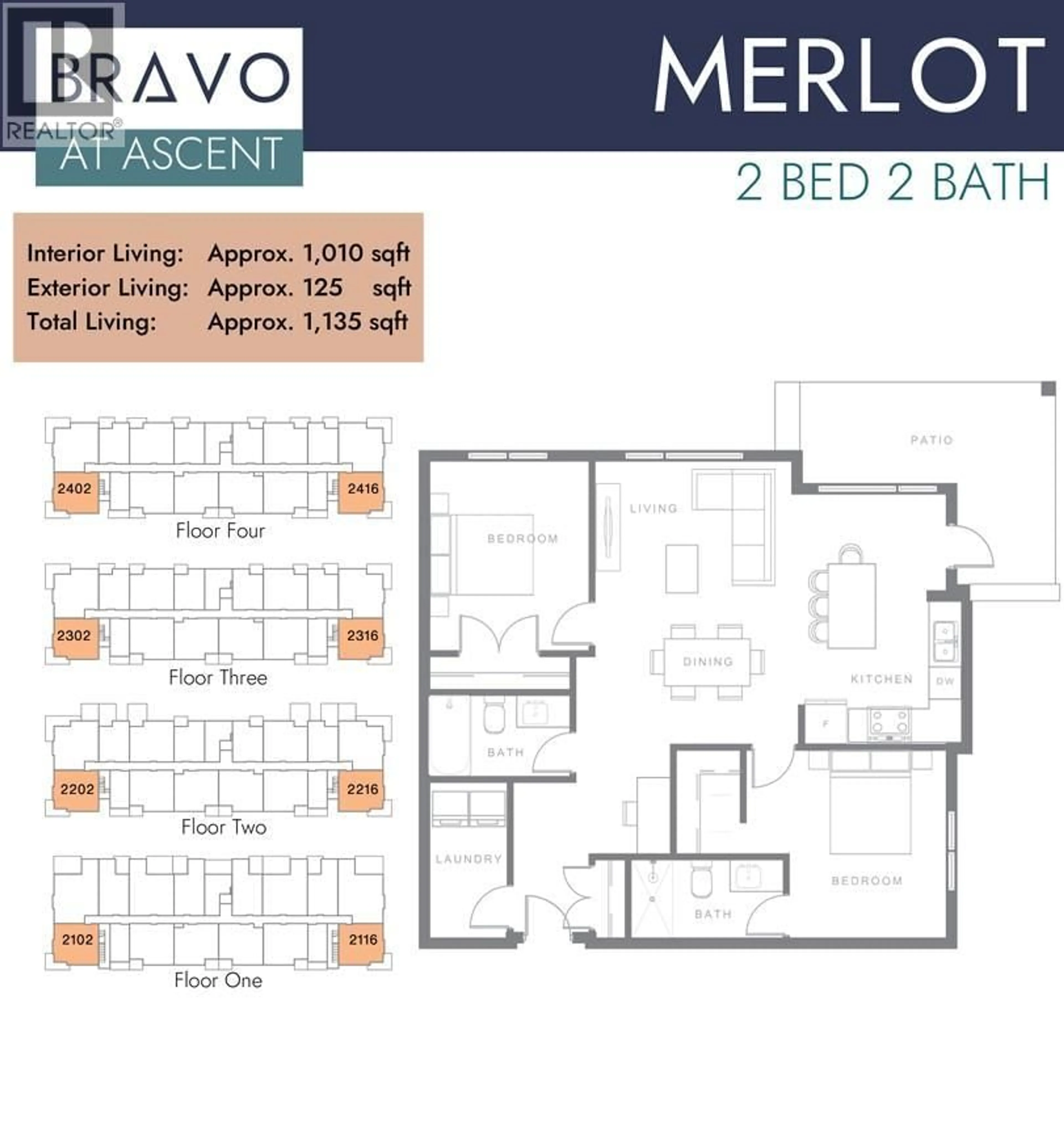 Floor plan for 202 - 1111 FROST ROAD, Kelowna British Columbia V1W0G7