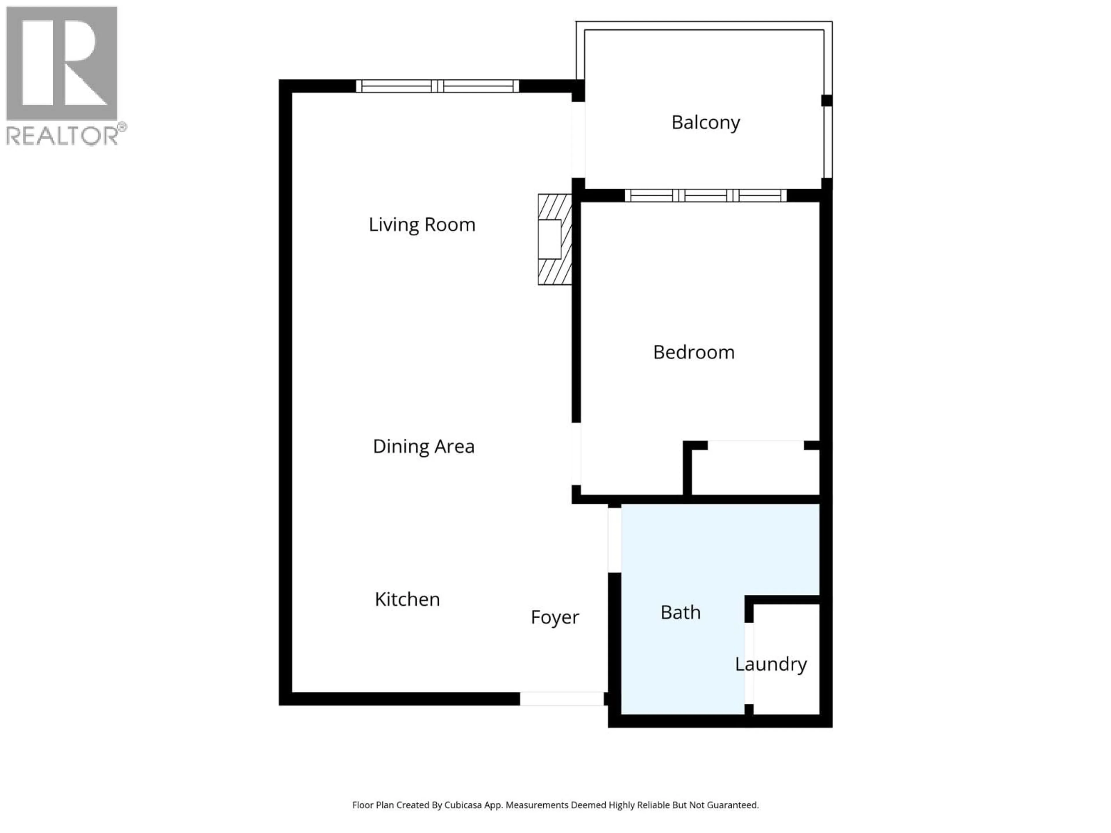 Floor plan for 300 - 755 MAYFAIR STREET, Kamloops British Columbia V2B5L7