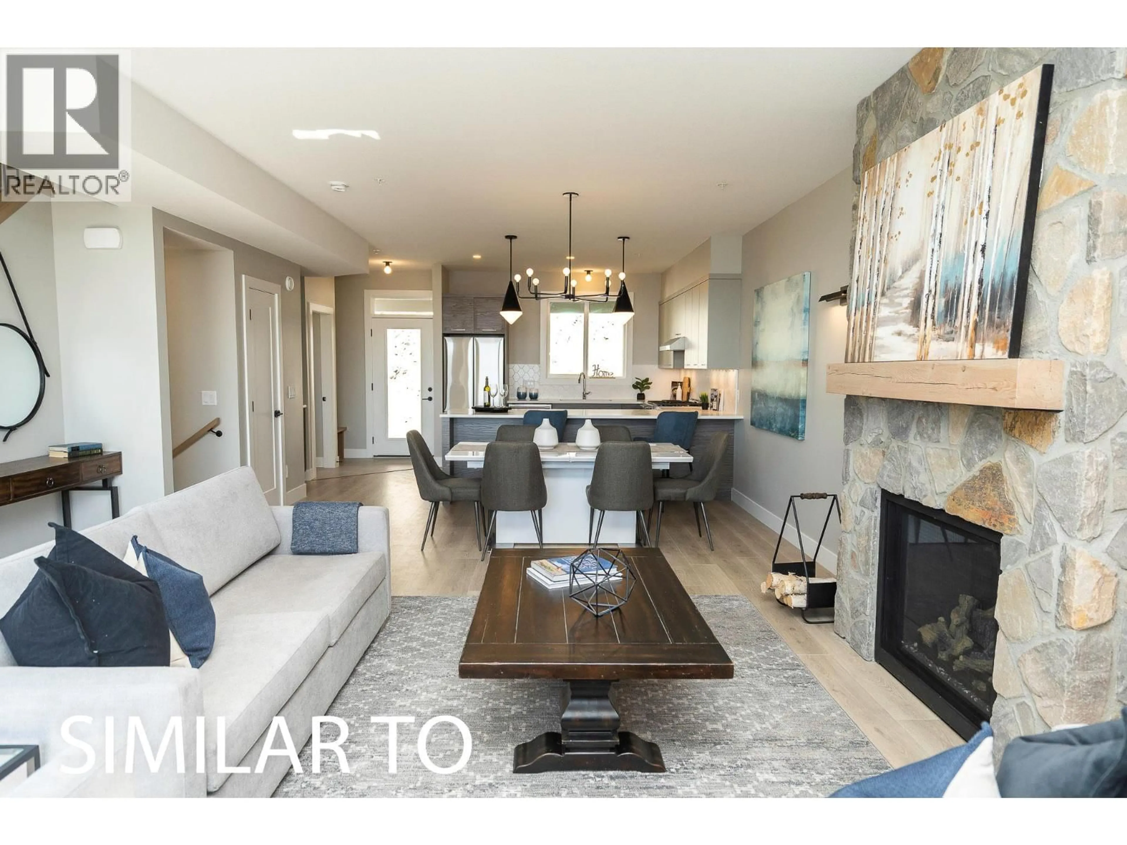 Open concept kitchen, unknown for 280B GRIZZLY RIDGE TRAIL, Big White British Columbia V1P1P4