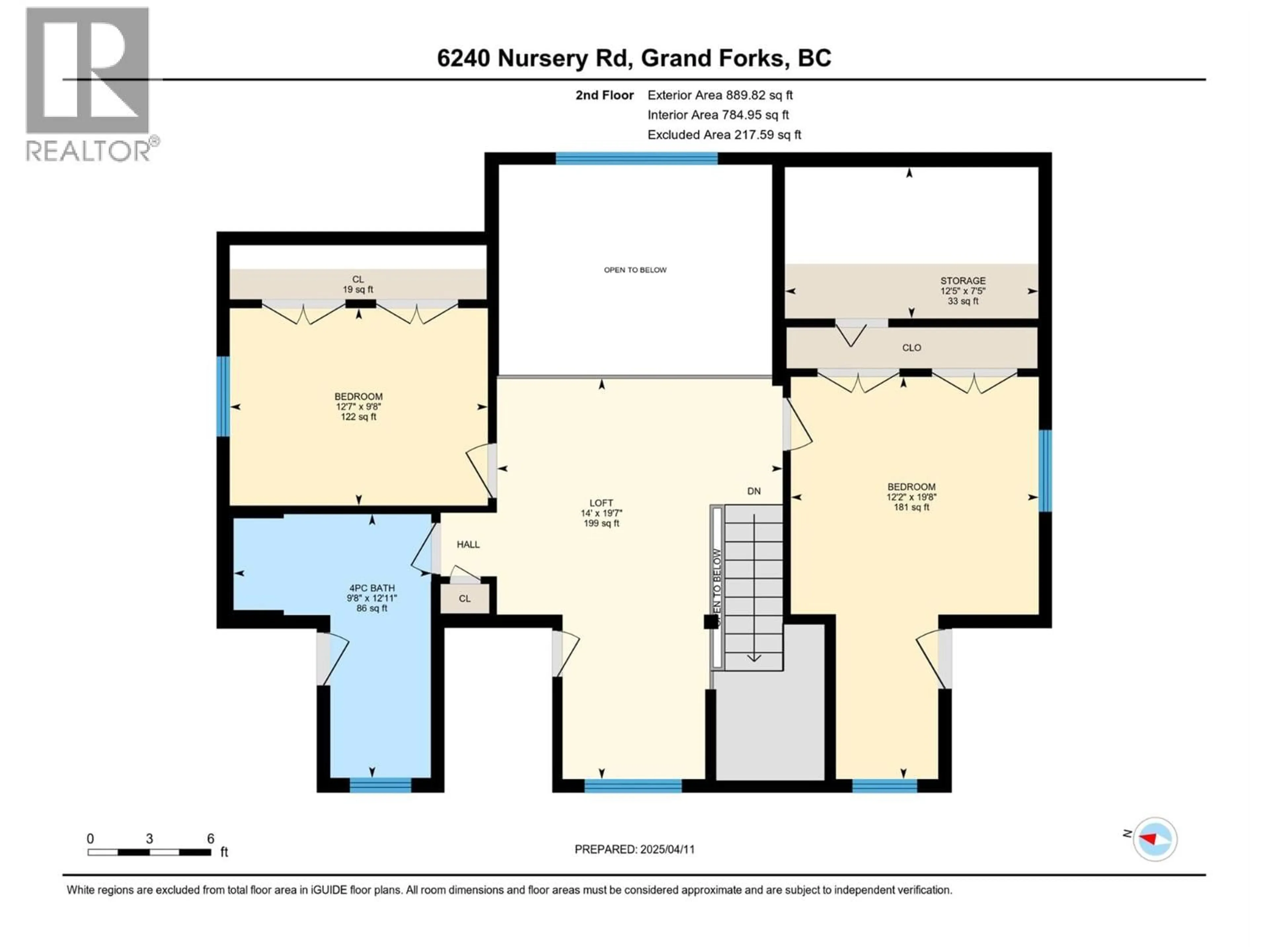 Floor plan for 6240 NURSERY ROAD, Grand Forks British Columbia V0H1H9