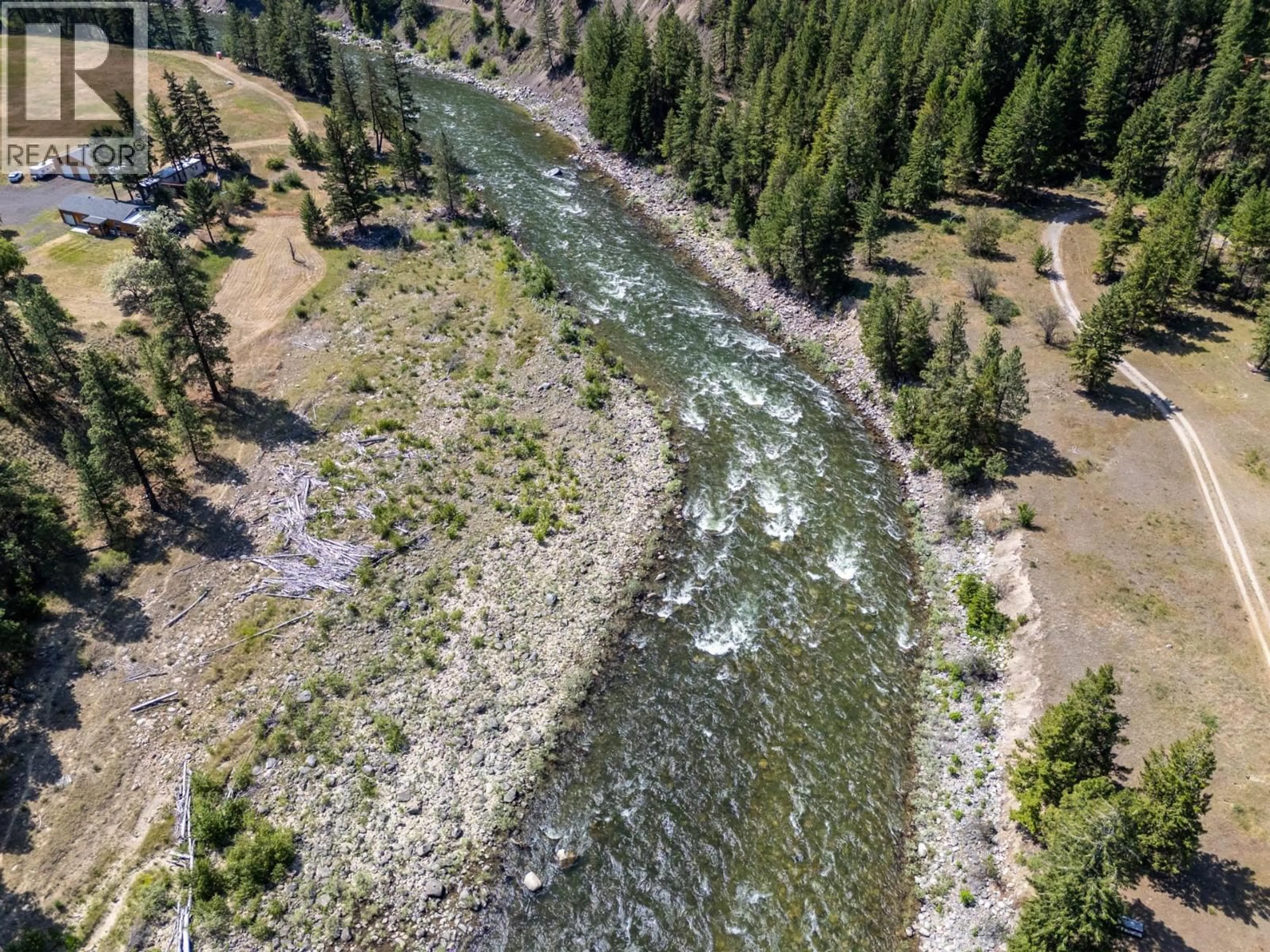 A pic from outside/outdoor area/front of a property/back of a property/a pic from drone, water/lake/river/ocean view for 6097 HIGHWAY 3 OTHER, Hedley British Columbia V0X1N1