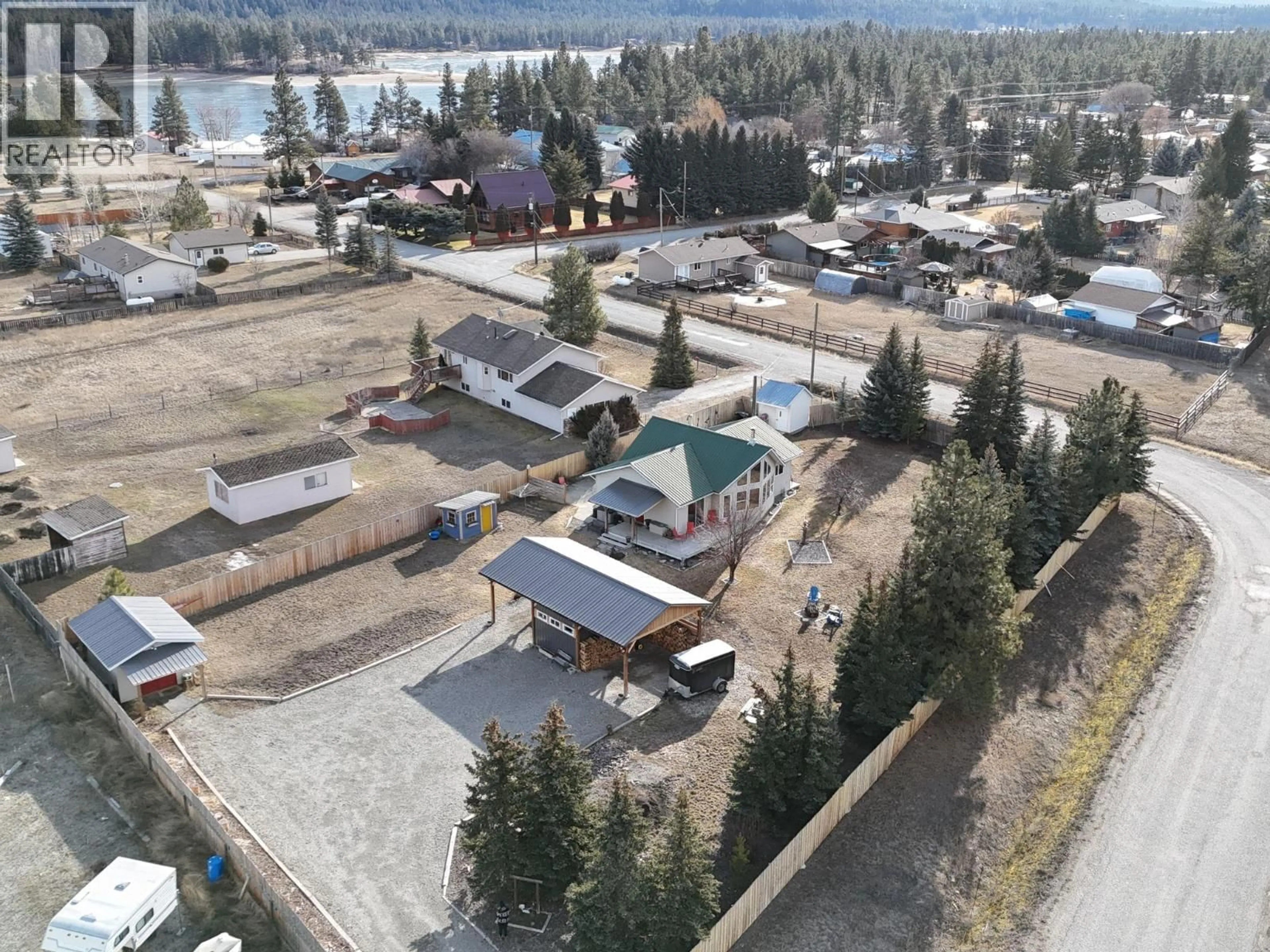 A pic from outside/outdoor area/front of a property/back of a property/a pic from drone, mountain view for 4651 WILLOW ROAD, Wasa British Columbia V0B2K0