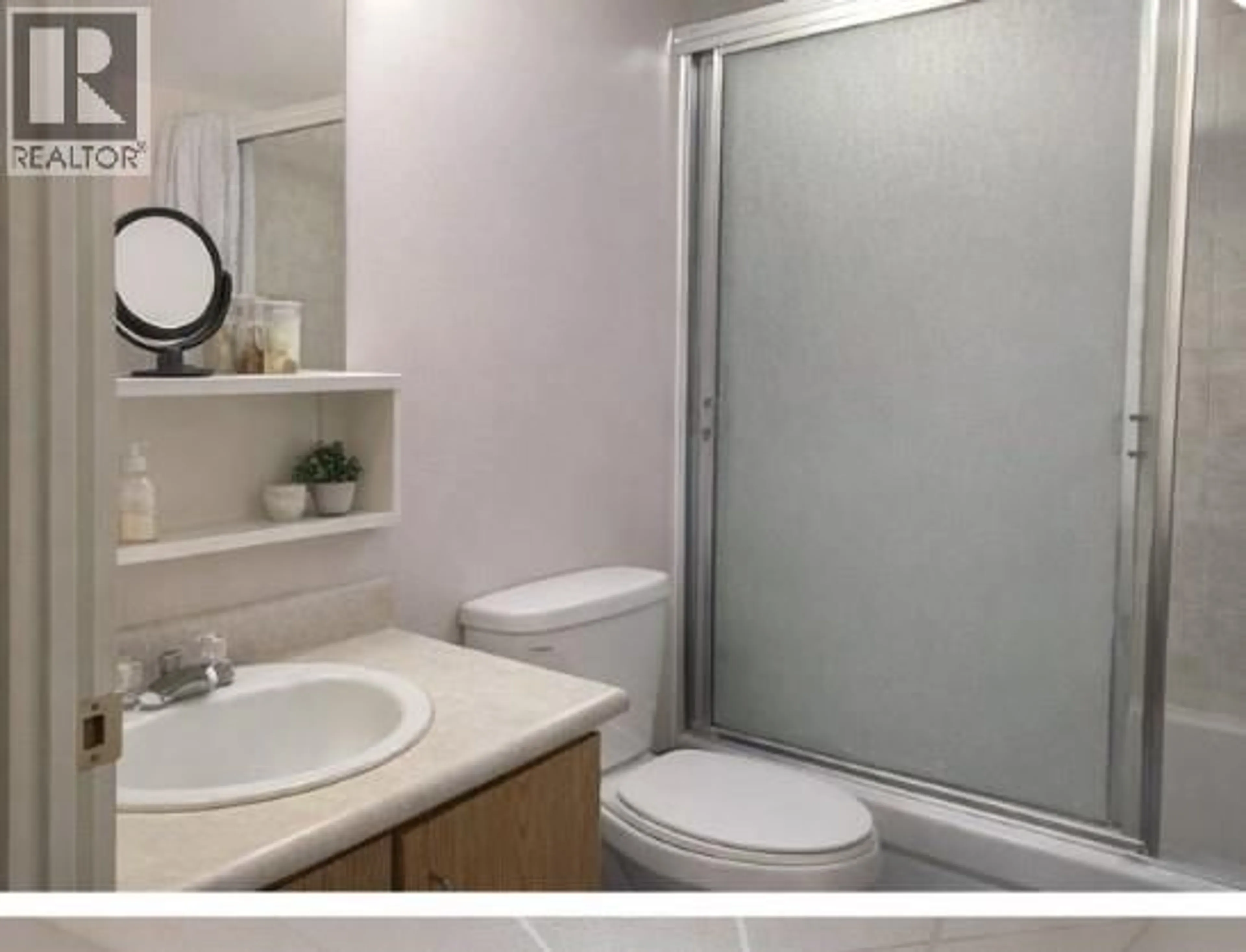 Standard bathroom, floor is not visible for 101 - 1410 PENTICTON AVENUE, Penticton British Columbia V2A2N5