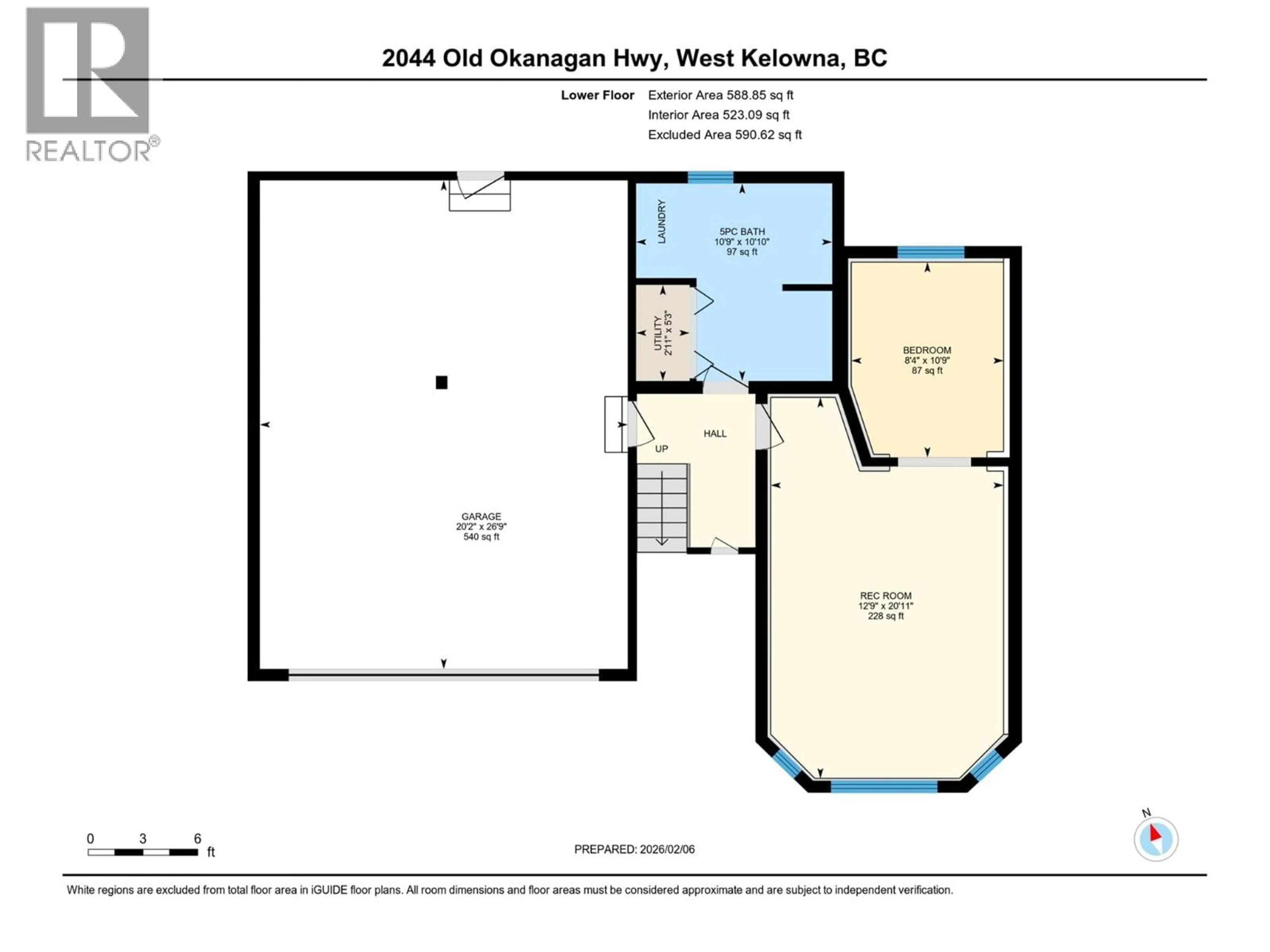 Floor plan for 2044 OLD OKANAGAN HIGHWAY, West Kelowna British Columbia V4T1T8