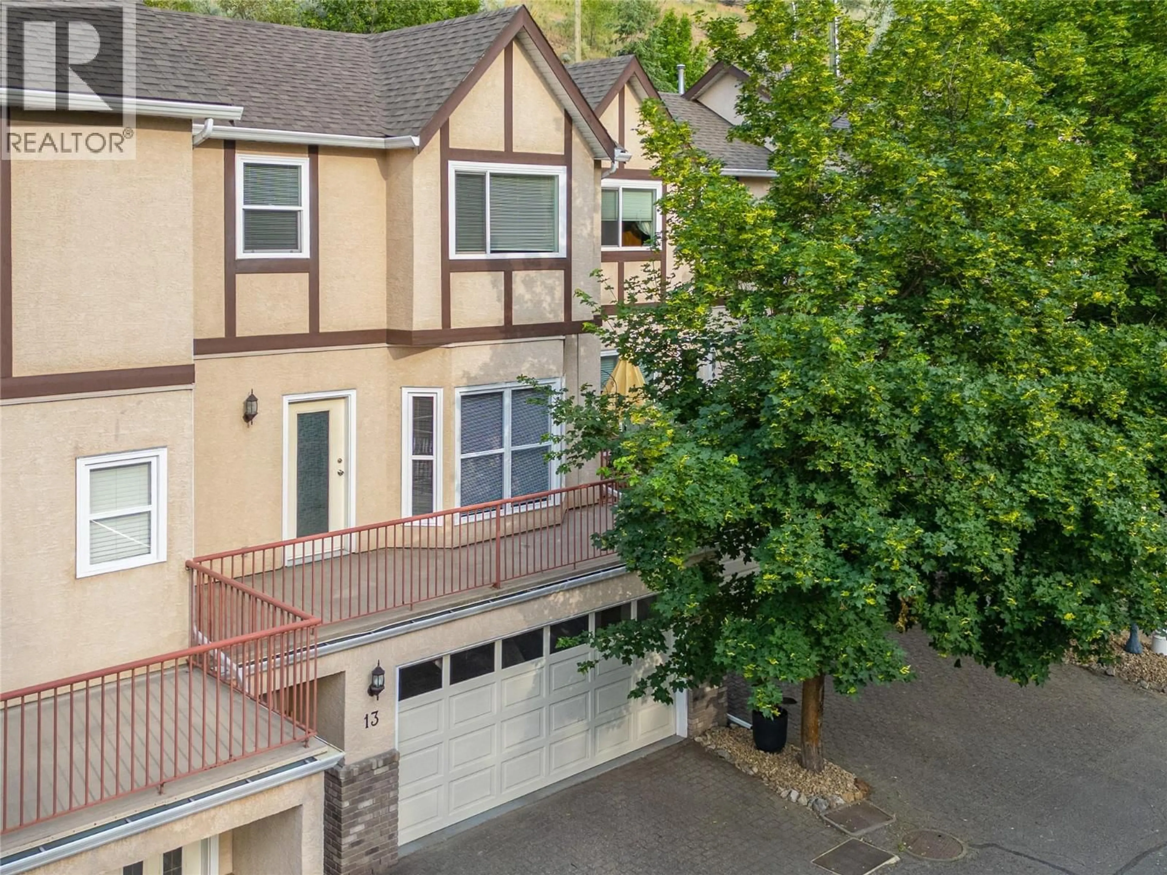 A pic from outside/outdoor area/front of a property/back of a property/a pic from drone, street for 13 - 401 BROWNE ROAD, Vernon British Columbia V1T7M2