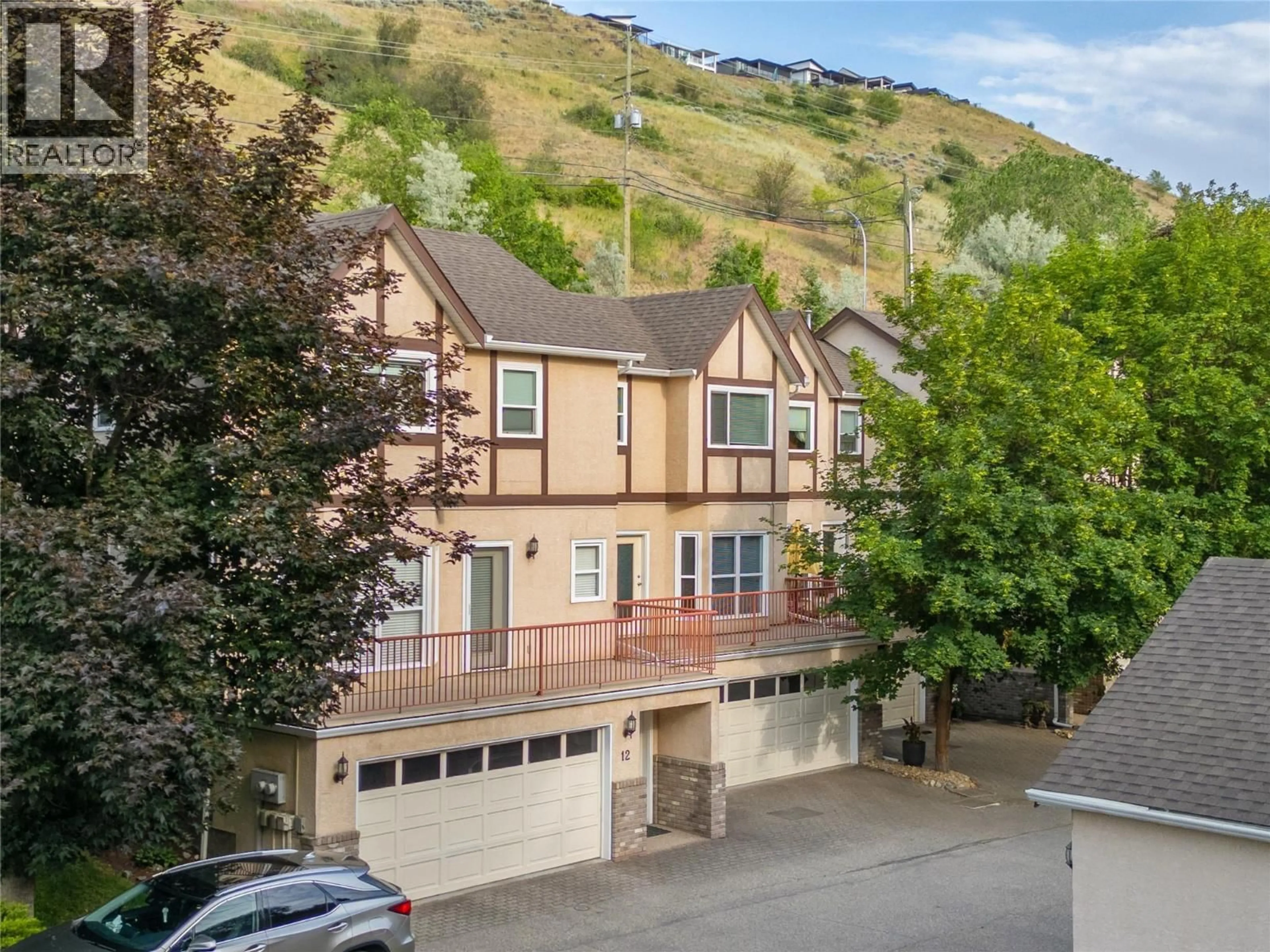 A pic from outside/outdoor area/front of a property/back of a property/a pic from drone, street for 13 - 401 BROWNE ROAD, Vernon British Columbia V1T7M2