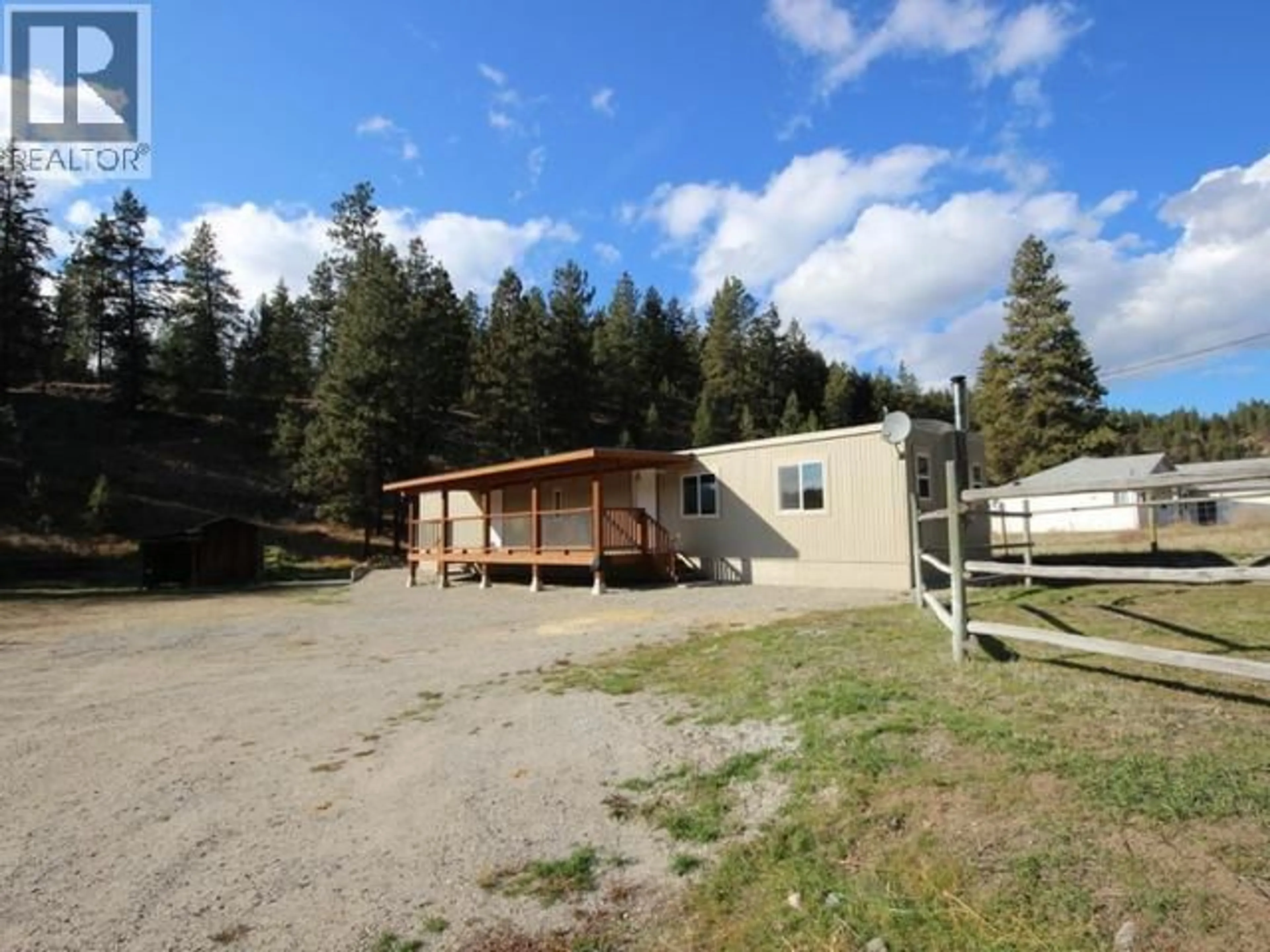 A pic from outside/outdoor area/front of a property/back of a property/a pic from drone, unknown for 74 FISH LAKE ROAD, Summerland British Columbia V0H1Z8