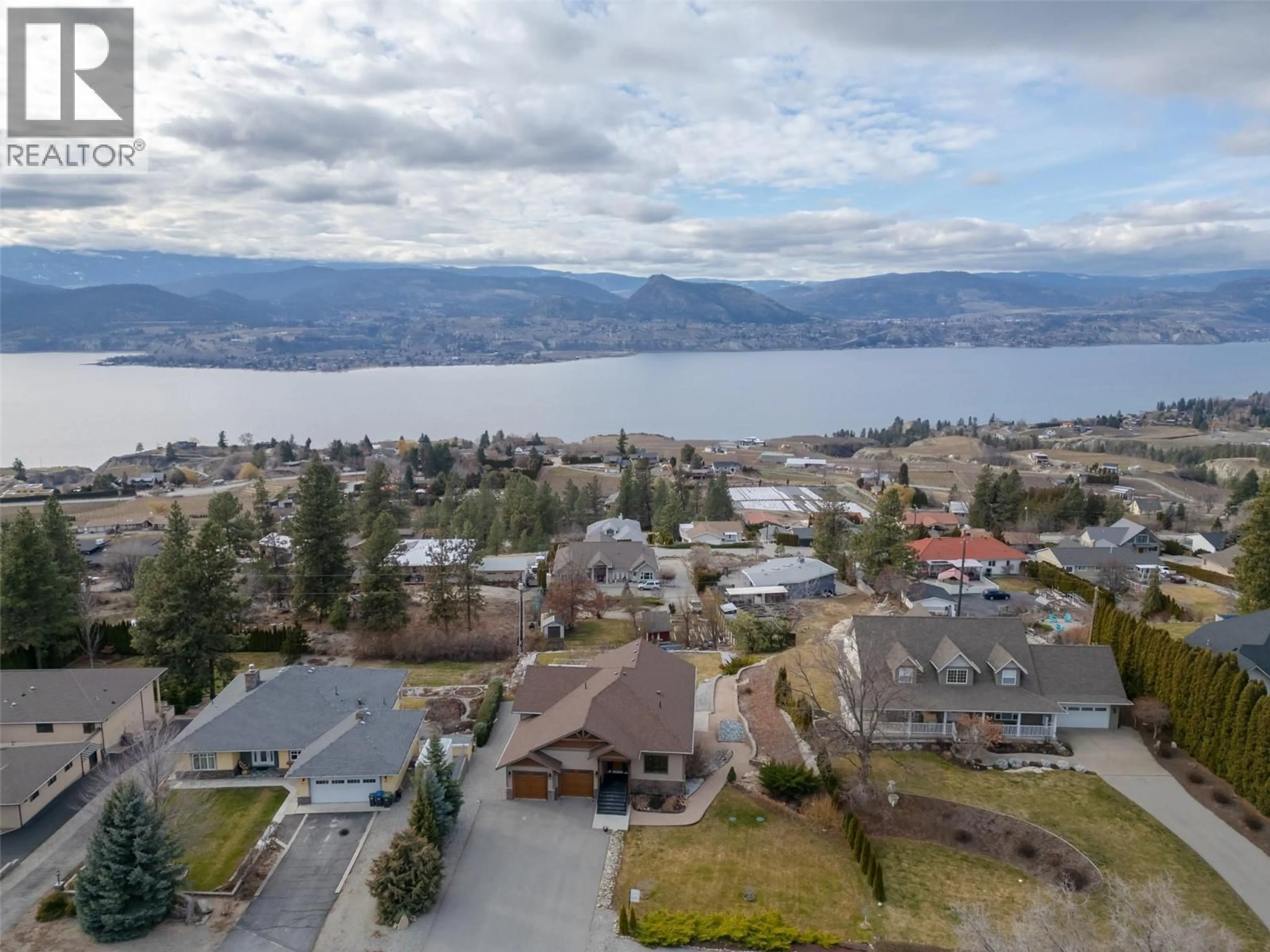 A pic from outside/outdoor area/front of a property/back of a property/a pic from drone, water/lake/river/ocean view for 2765 WINIFRED ROAD, Naramata British Columbia V0H1N1