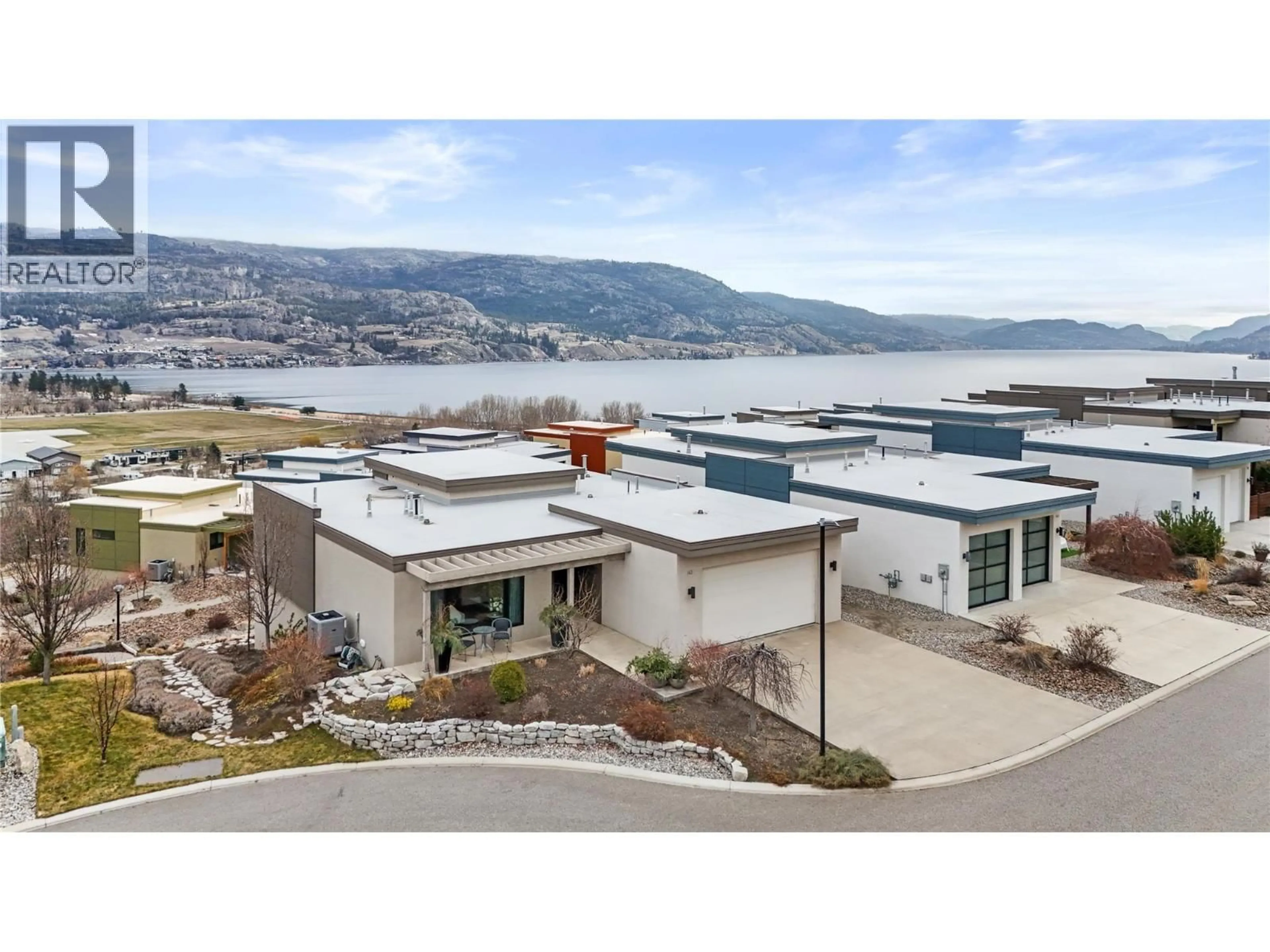 A pic from outside/outdoor area/front of a property/back of a property/a pic from drone, mountain view for 143 VIEW LANE, Penticton British Columbia V2A0A6