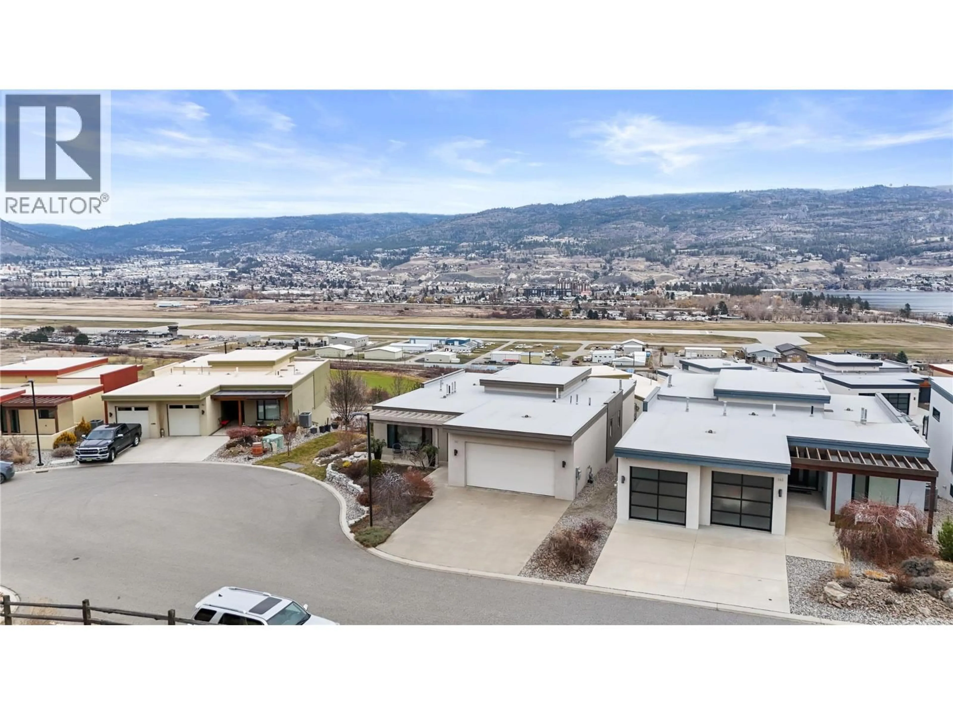 A pic from outside/outdoor area/front of a property/back of a property/a pic from drone, mountain view for 143 VIEW LANE, Penticton British Columbia V2A0A6