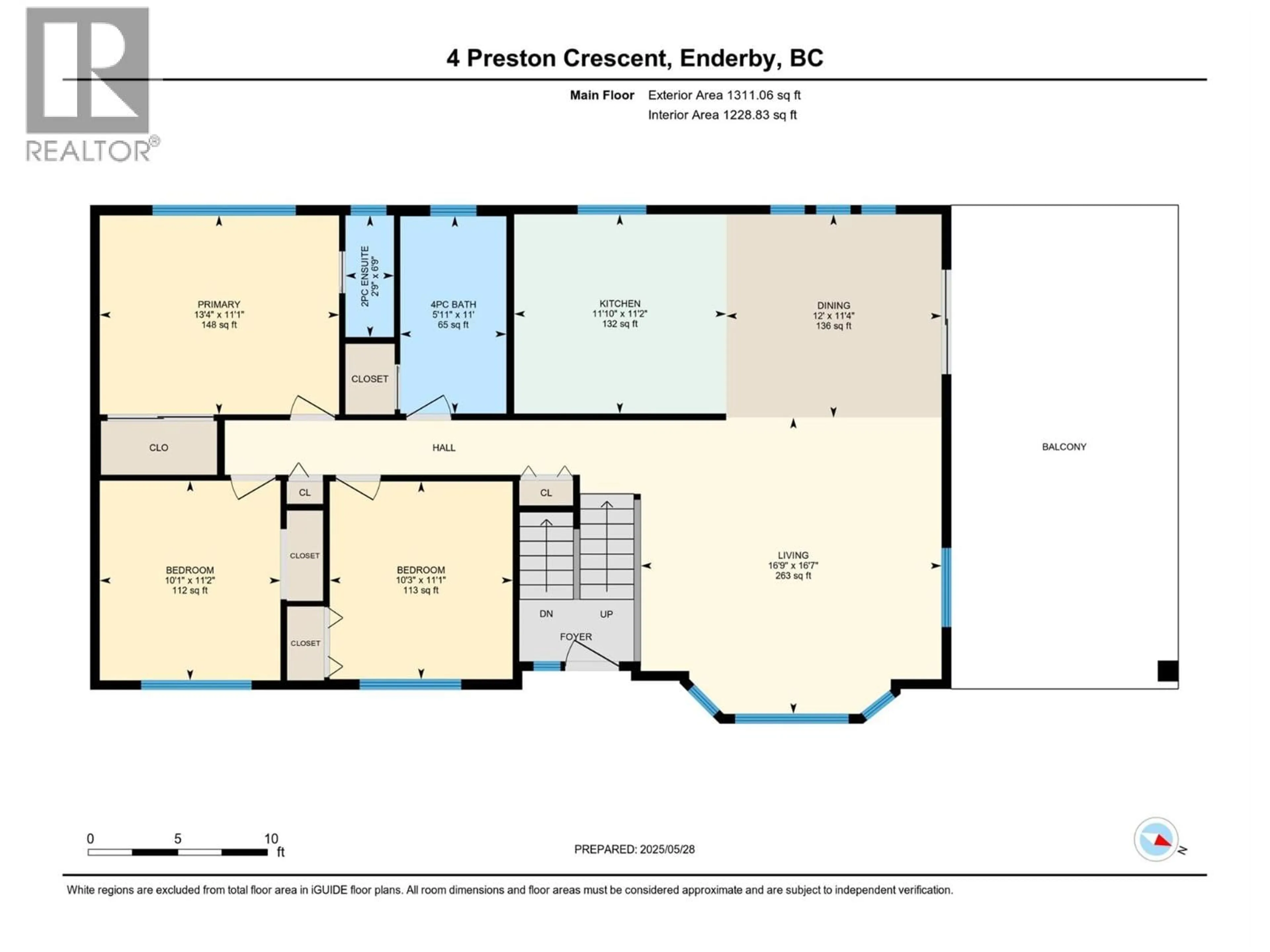 Floor plan for 4 PRESTON CRESCENT, Enderby British Columbia V4Y4C5