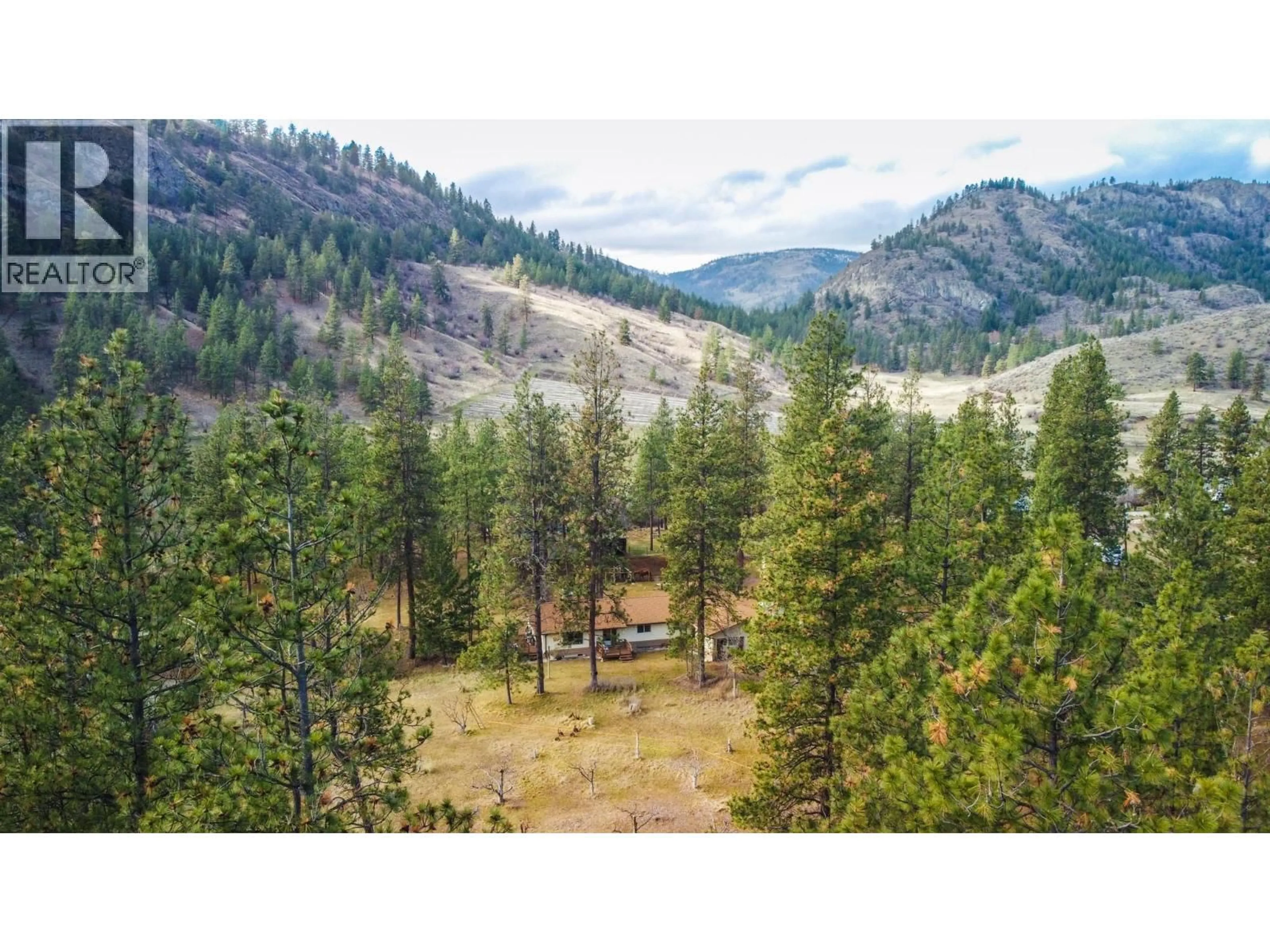 A pic from outside/outdoor area/front of a property/back of a property/a pic from drone, forest/trees view for 698 GREEN LAKE ROAD, Oliver British Columbia V0H1T5