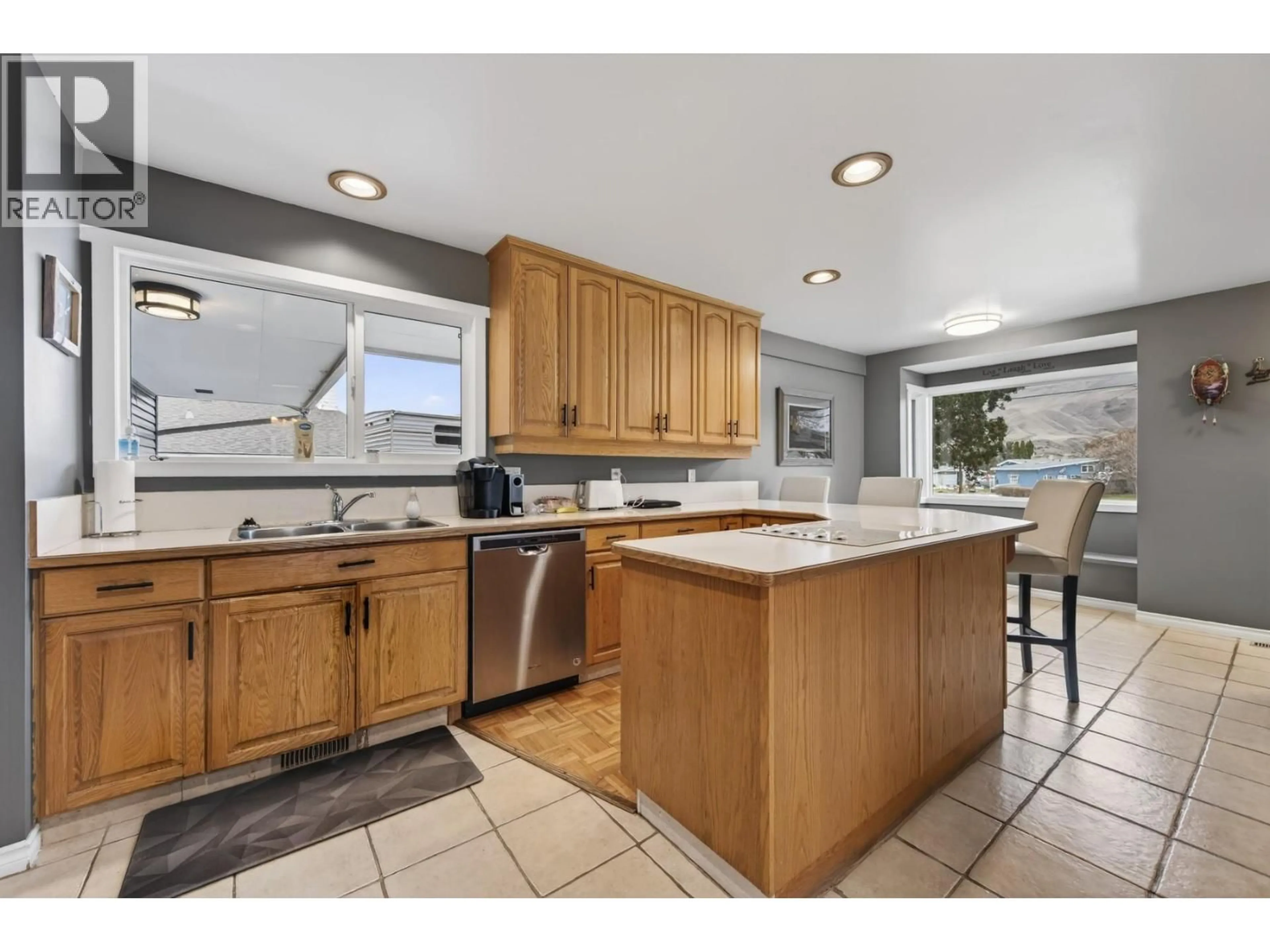 Open concept kitchen, ceramic/tile floor for 1249 MESA VISTA DRIVE, Ashcroft British Columbia v0k1a0