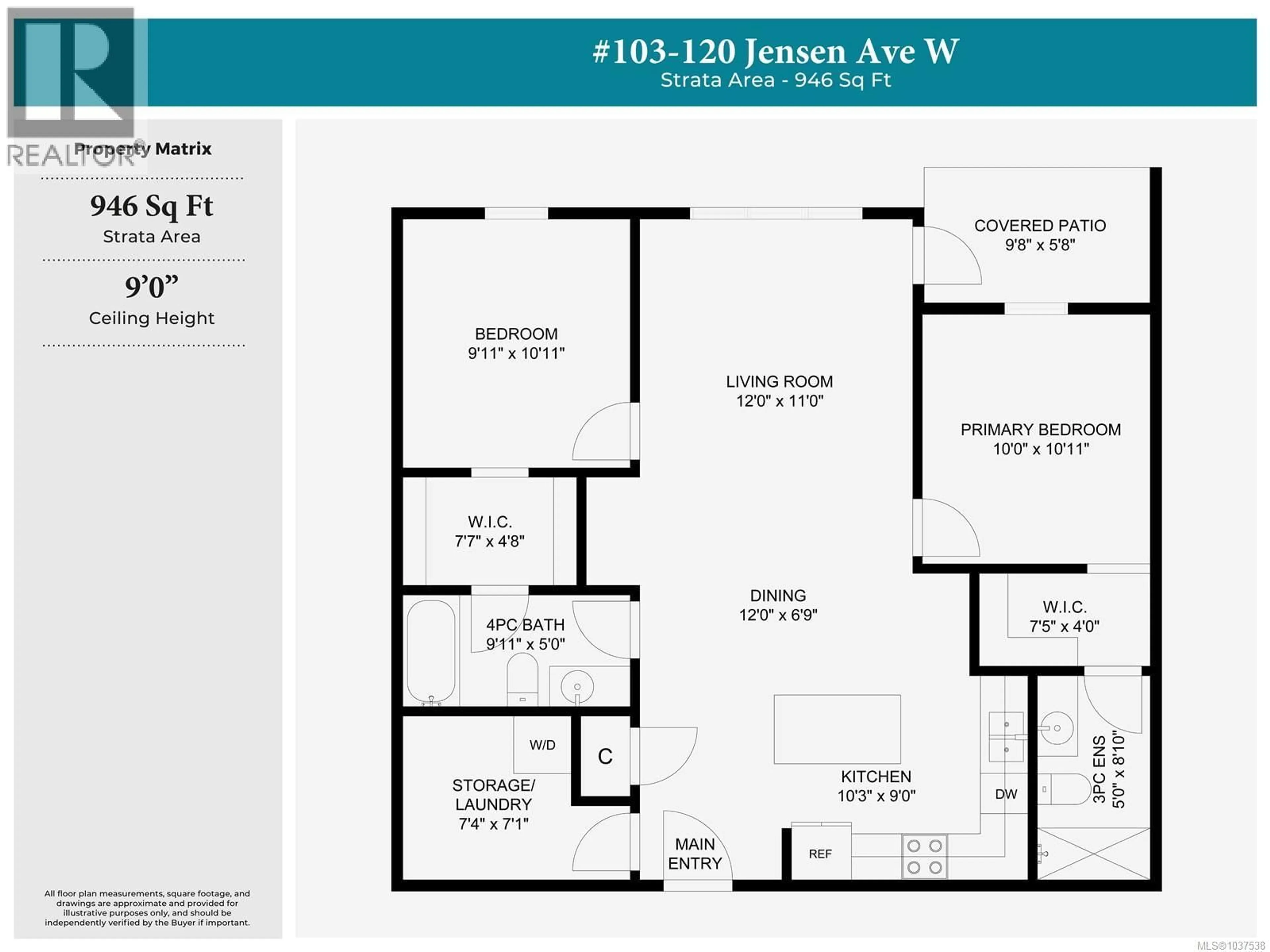 Floor plan for 103E - 120 JENSEN AVENUE WEST, Parksville British Columbia V9P0H7