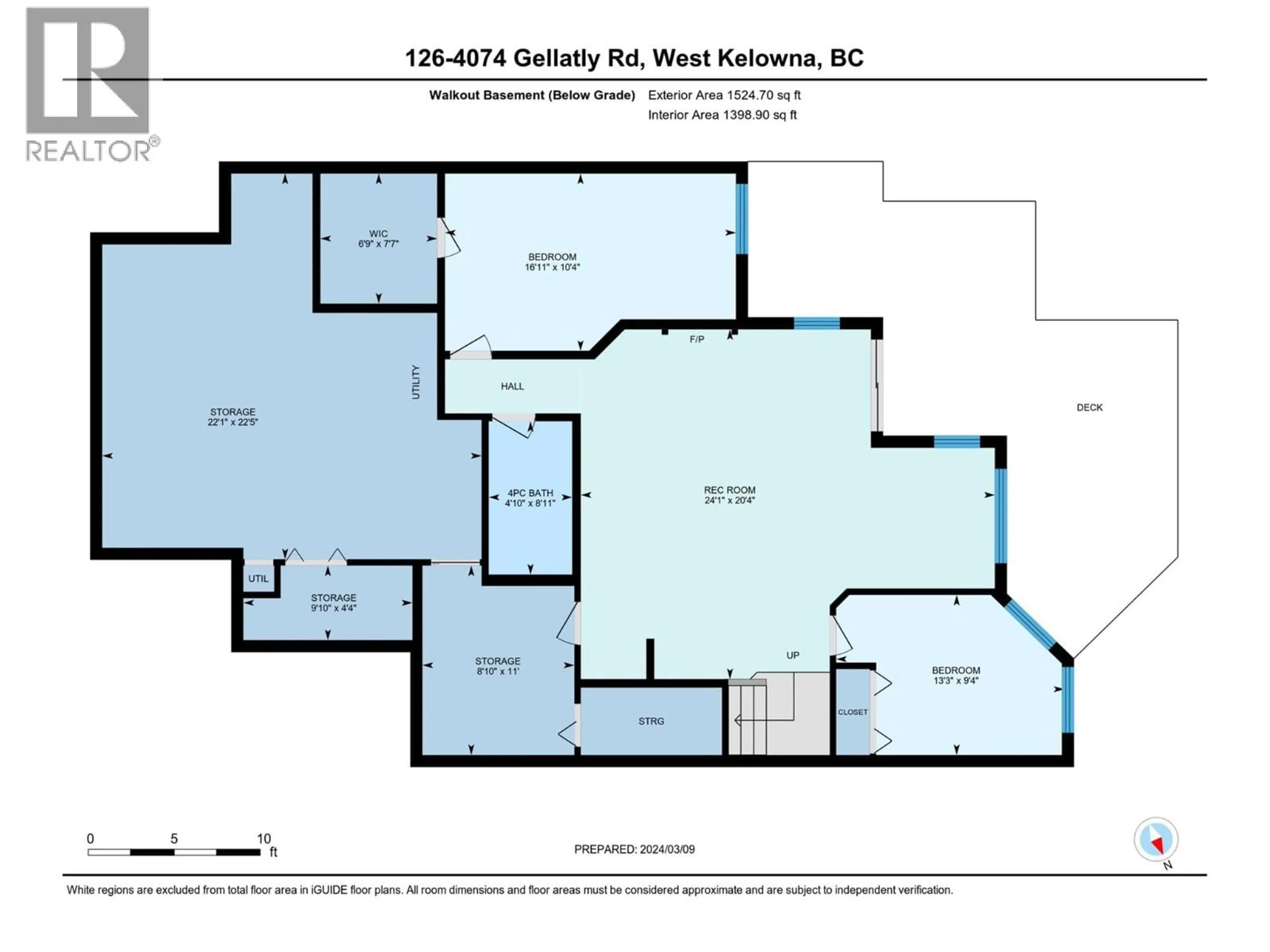 Floor plan for 126 - 4074 GELLATLY ROAD, West Kelowna British Columbia V4T2S8