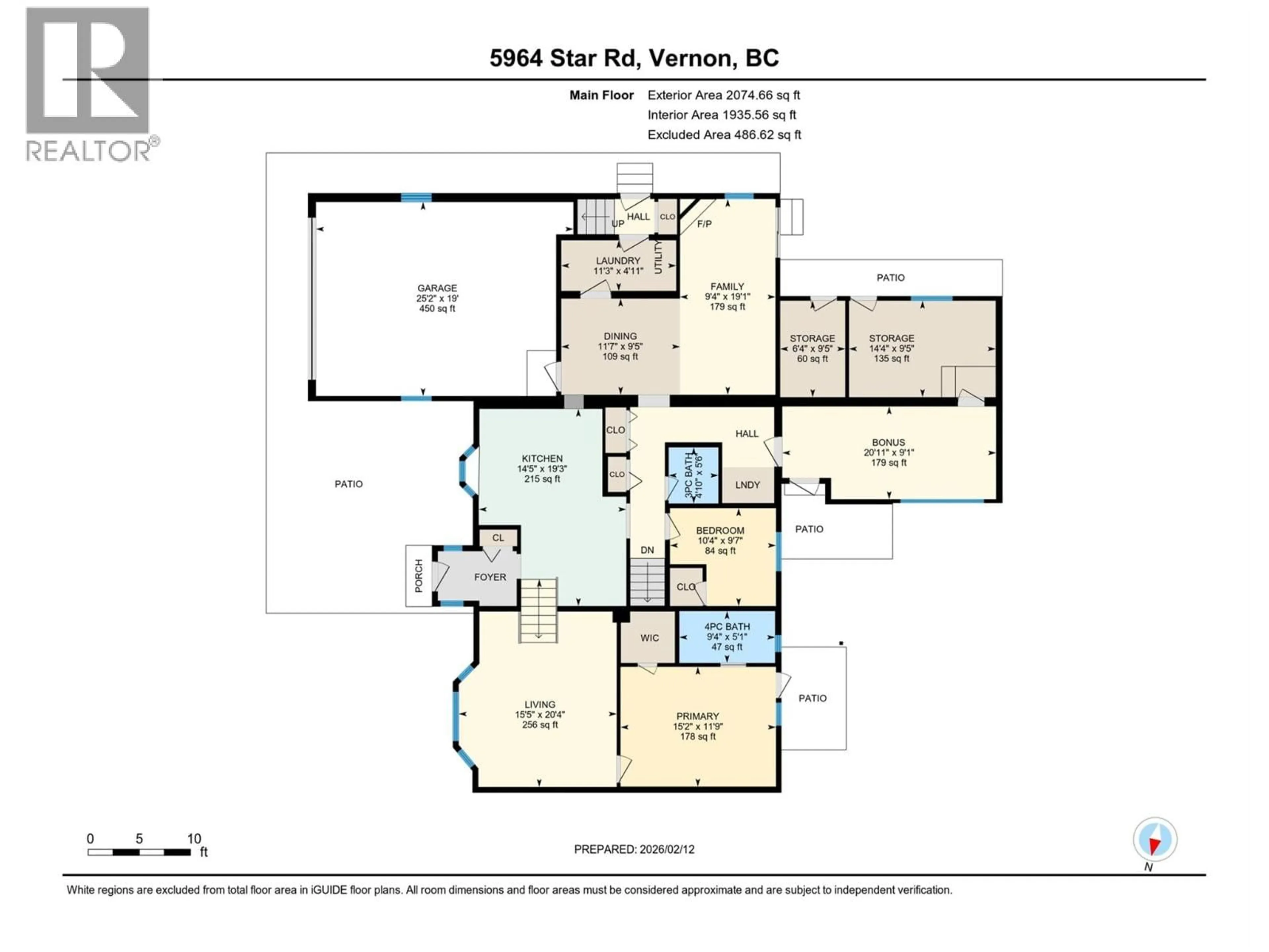 Floor plan for 5964 STAR ROAD, Vernon British Columbia V1B3P4