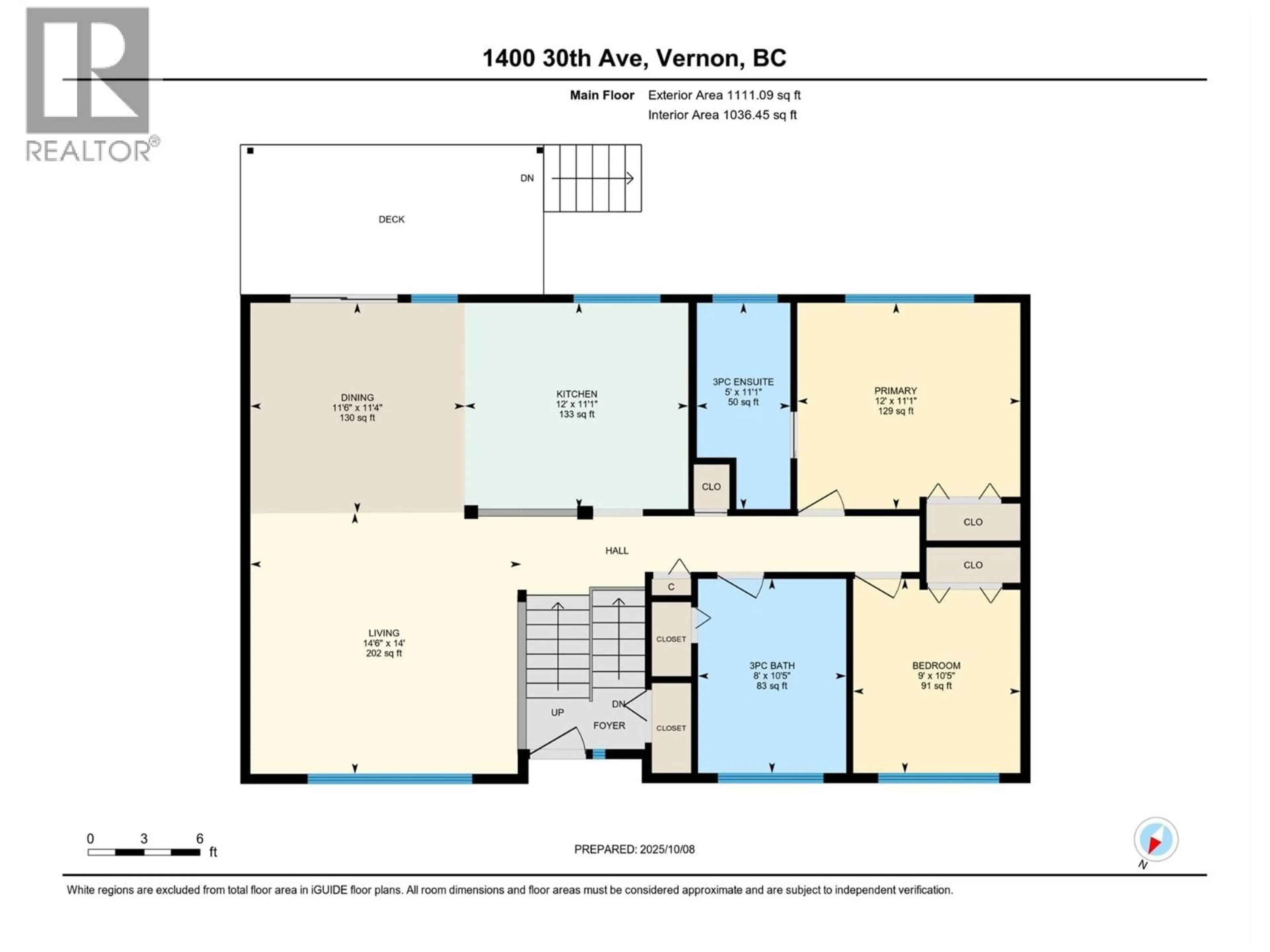 Floor plan for 1400 30 AVENUE, Vernon British Columbia V1T1Z5